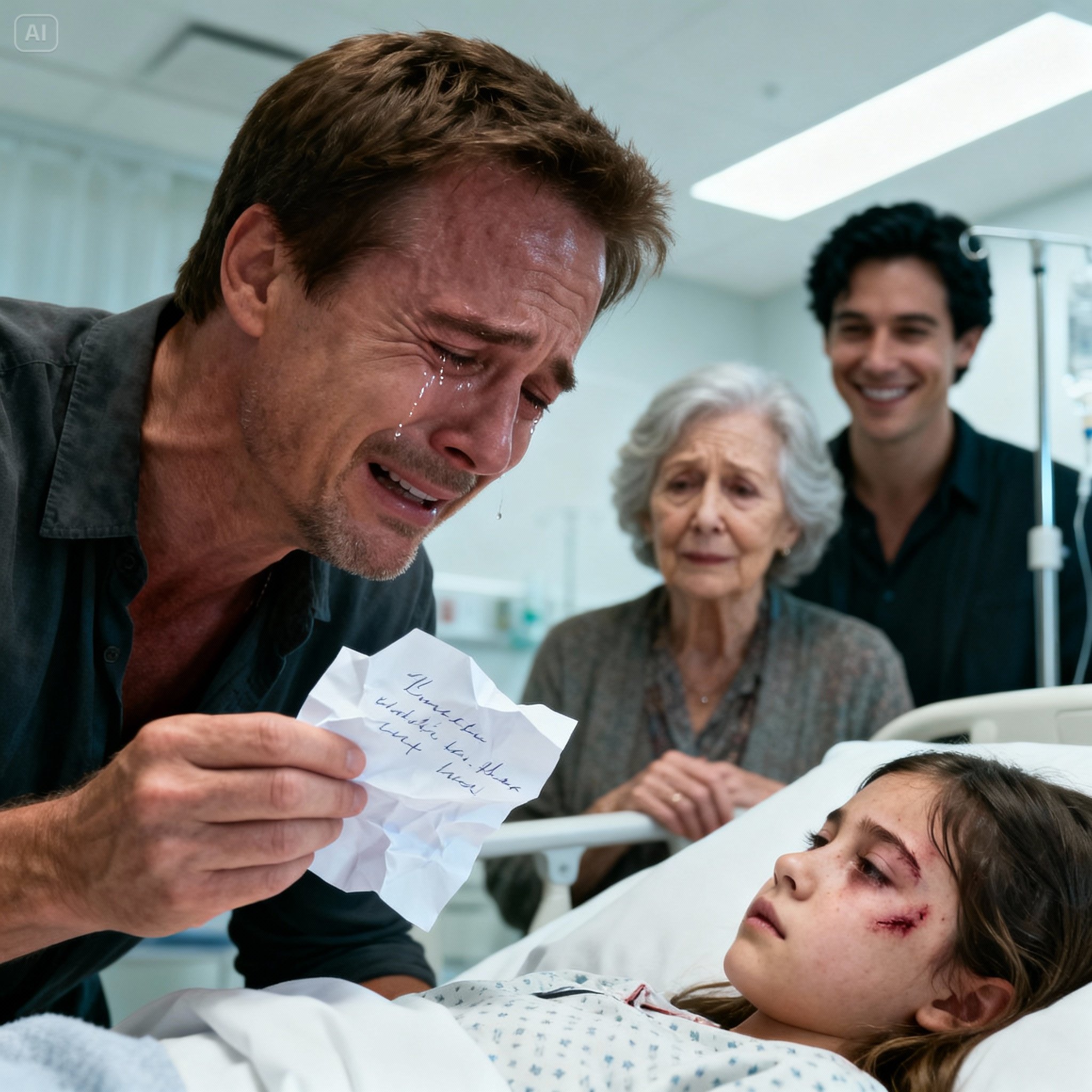 “Sitting by my daughter’s hospital bed, I held her hand tightly while the doctor said: ‘The fall was severe. She might not wake up.'”