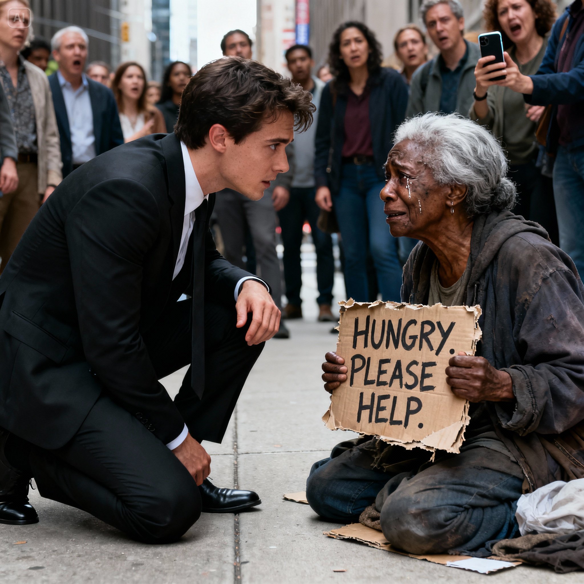 A billionaire discovered that his childhood Black nanny was begging on the street — what he did next left everyone speechless..