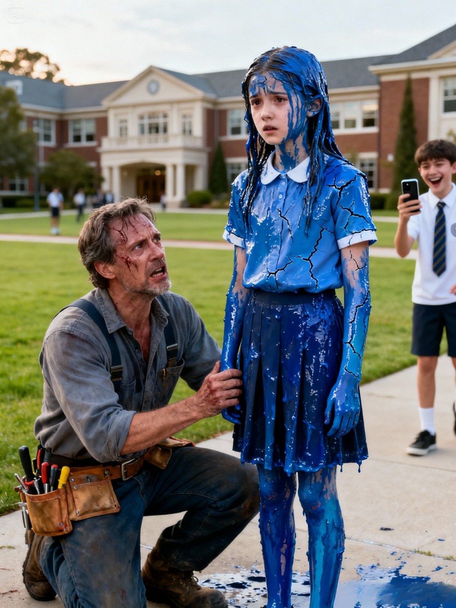 They soaked my daughter in paint and called it a prank. The school told me to stay quiet, but they didn’t know who her father was.