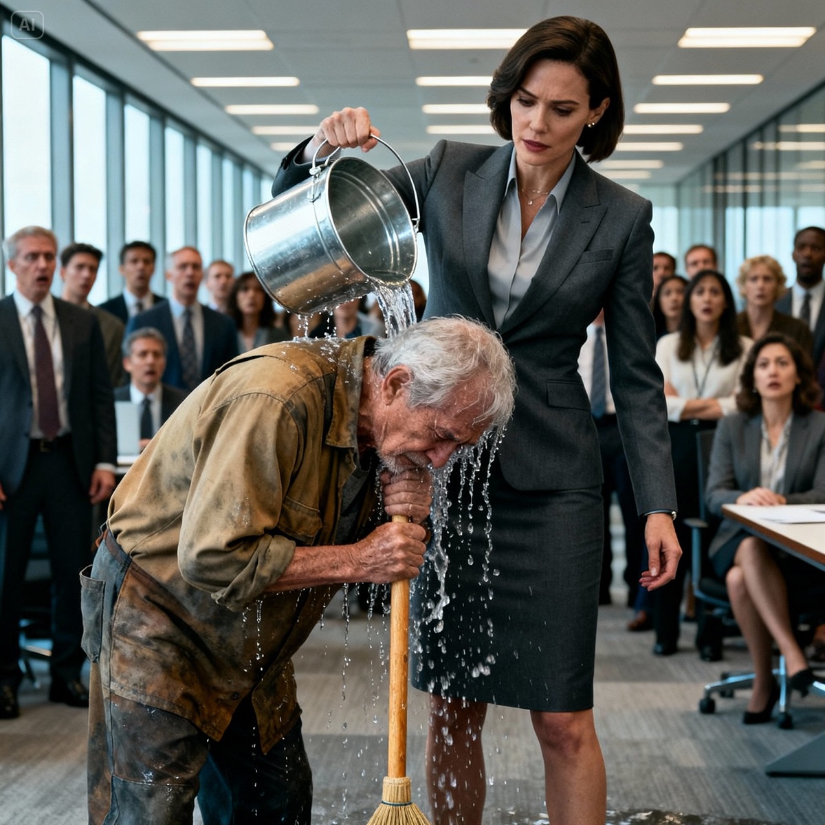 She humiliated the old man thinking he was a beggar… but when they discovered who he was, they were left in shock.