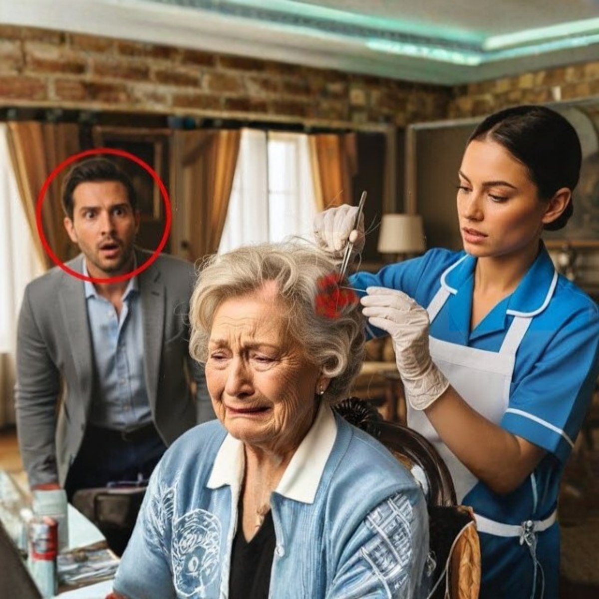 The billionaire’s mother was suffering until a cleaning lady pulled something from her head.