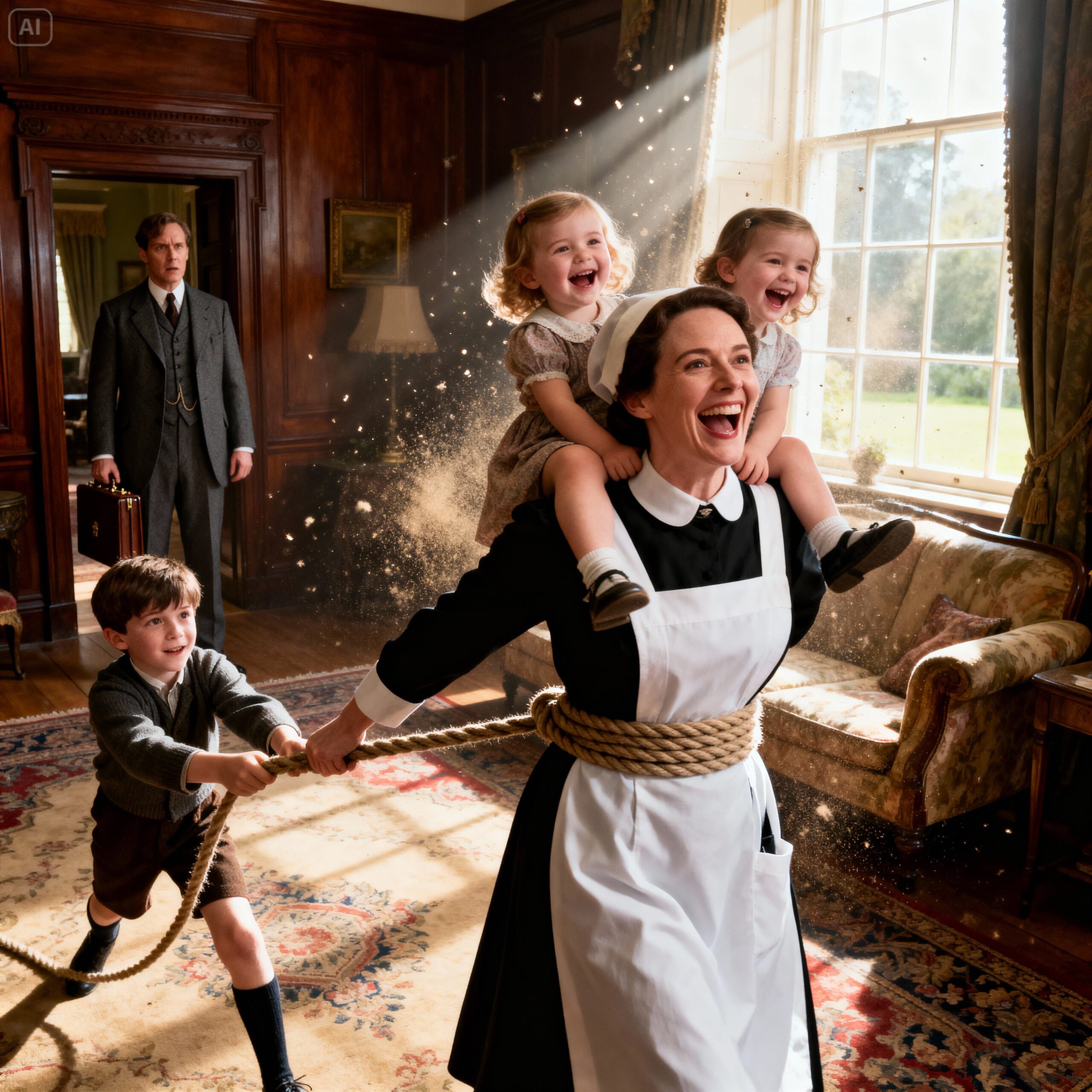 Billionaire Walked Into His House Unannounced And Saw The Maid With His Triplets – What He Saw Changed Everything