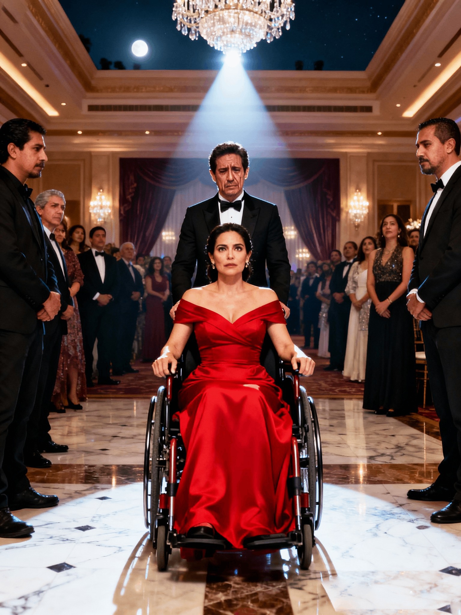 He Refused to Take His Wife in a Wheelchair to the Gala Out of “Shame,” But When She Stepped onto the Stage as the Owner, He Knelt Broken with Guilt