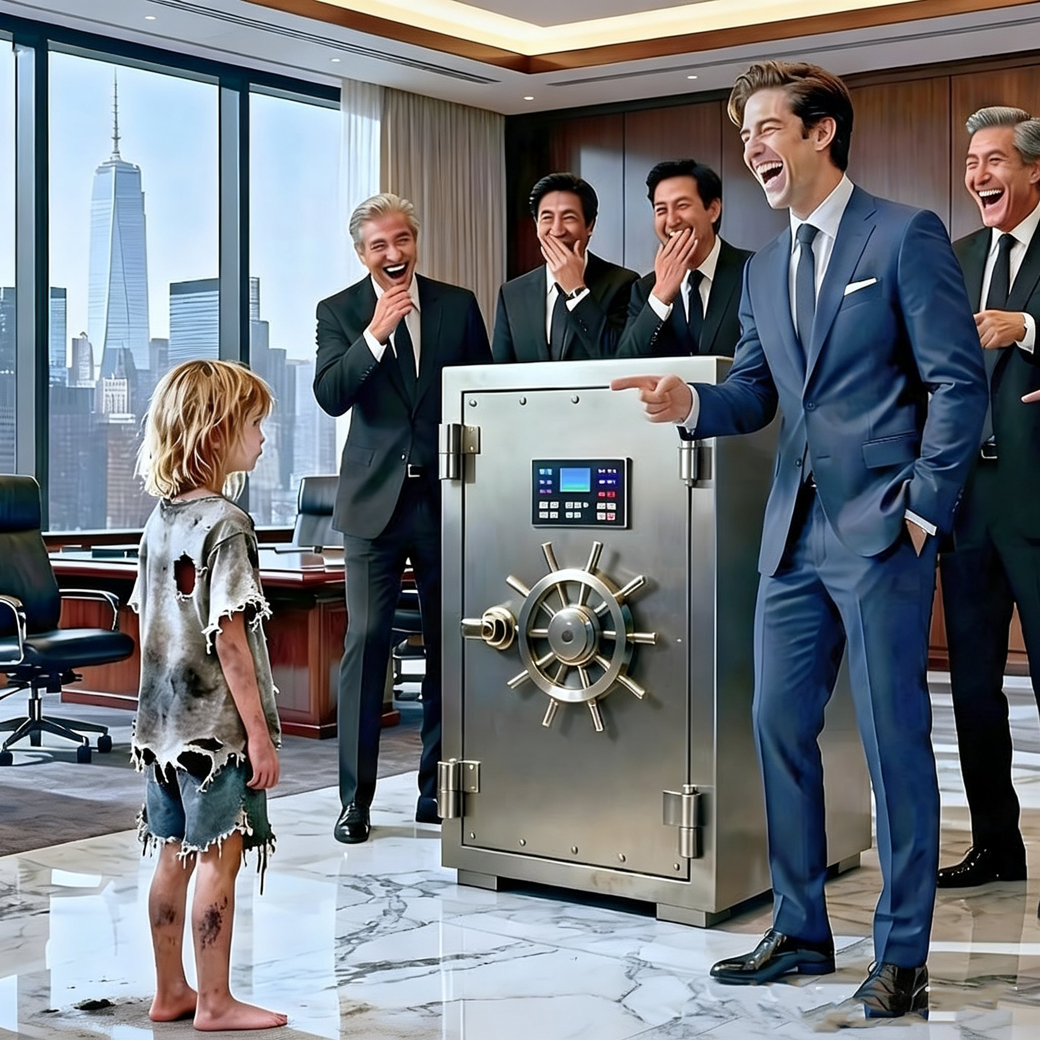 “I’ll Give You 100 Million If You Open This Safe”—The Millionaire Laughed, But the Poor Boy Shocked Him
