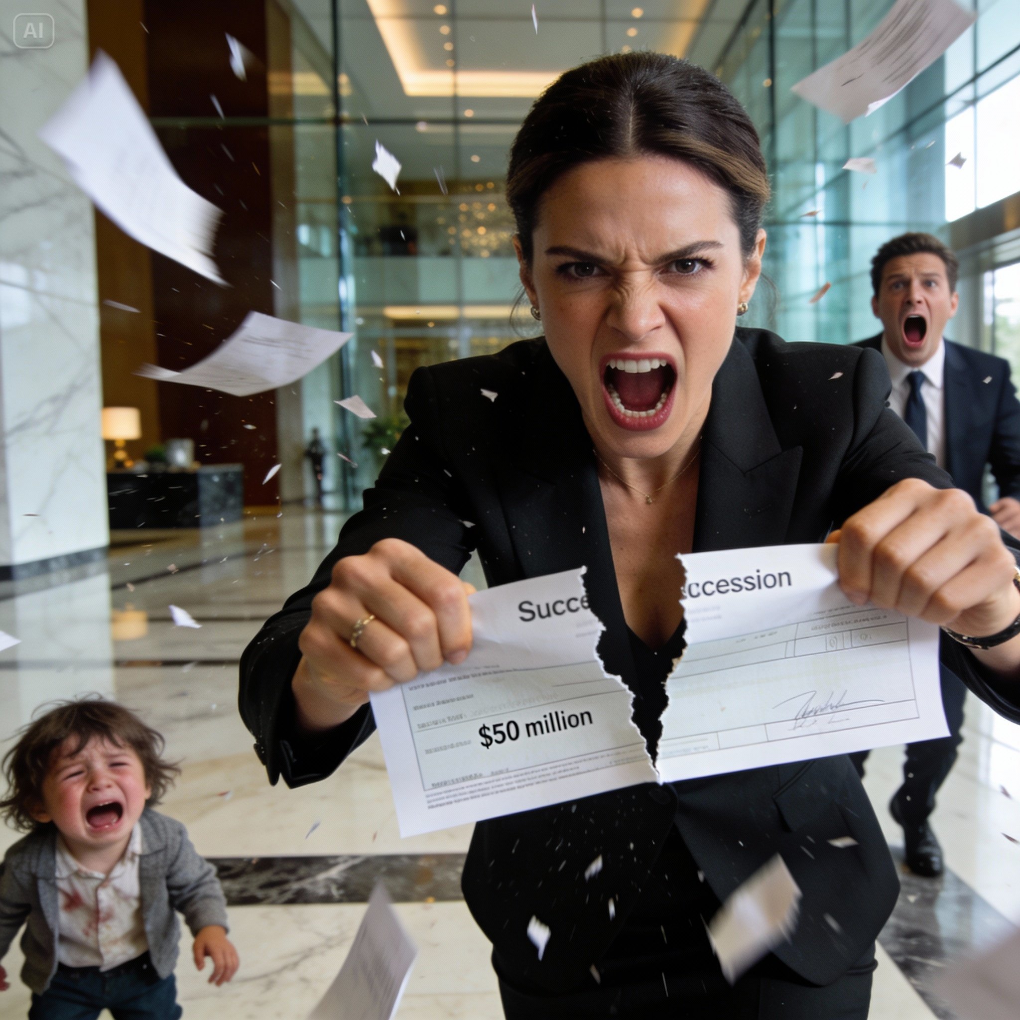 The Bank Manager TEARS UP The CHECK Of A Little Boy… Seconds Later, Her Blood Ran Cold When She Realized Who Was Standing Behind Him…