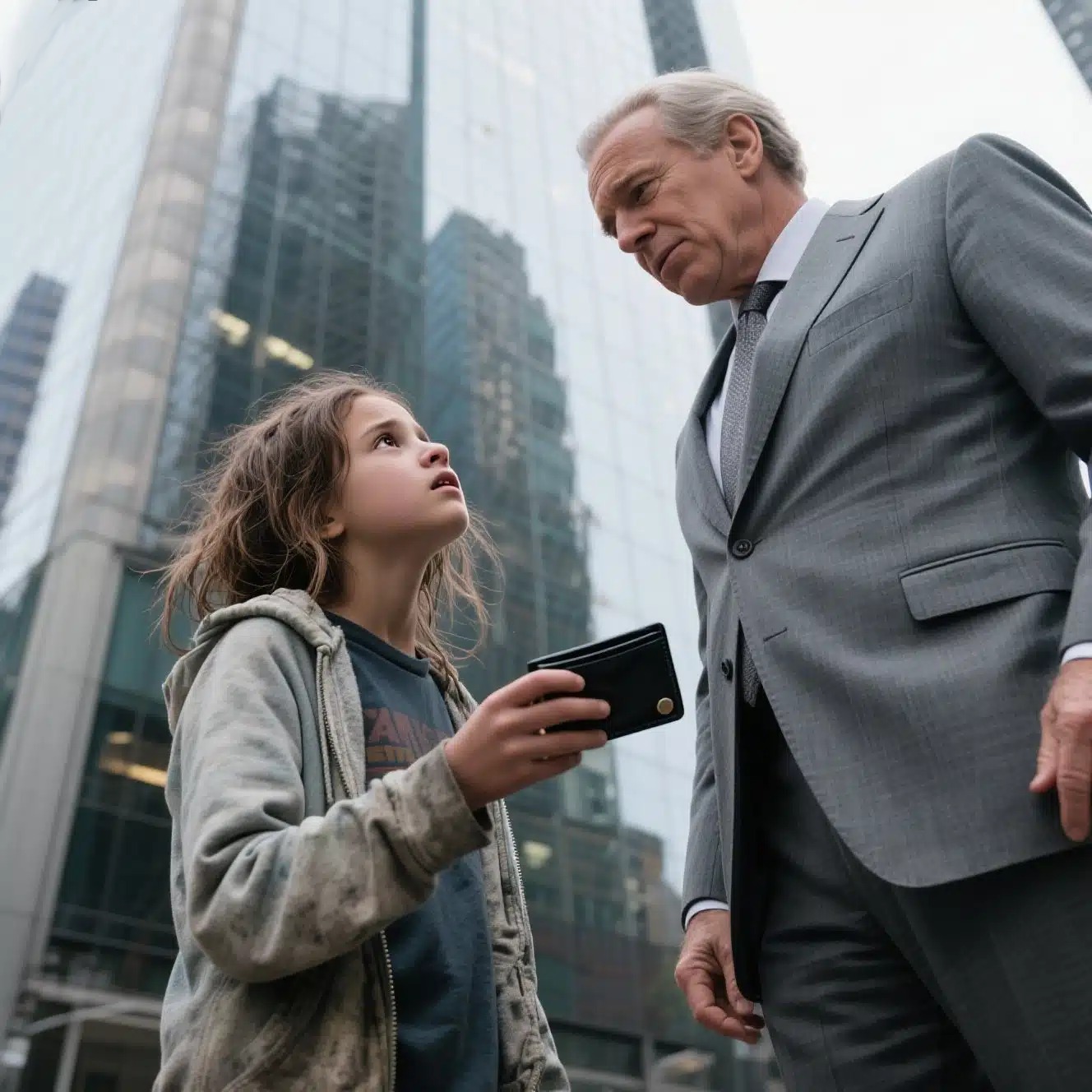 “I WAS 15 YEARS OLD, HOMELESS, AND STARVING WHEN I FOUND A BILLIONAIRE’S WALLET. I RETURNED IT… AND TWO WORDS CHANGED MY LIFE. WHAT HIS DAUGHTER DID YEARS LATER IS THE PART NO ONE EVER TELLS.”