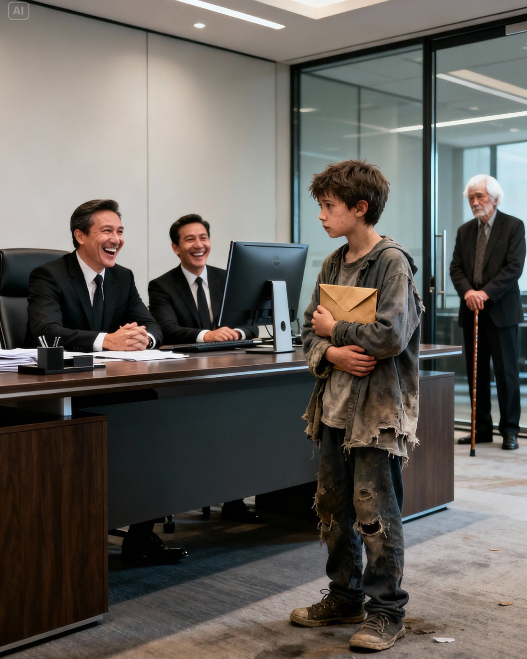 “I’m just here to return this envelope,” said the homeless boy… until the billionaire saw its contents and froze….