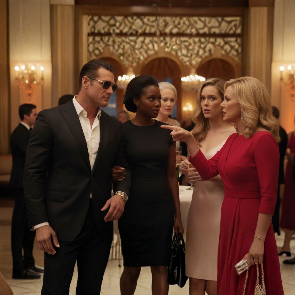 THEY MOCKED THE MILLIONAIRE’S “POOR” BLACK WIFE, WHO THEN SPOKE FIVE LANGUAGES AT THE GALA.