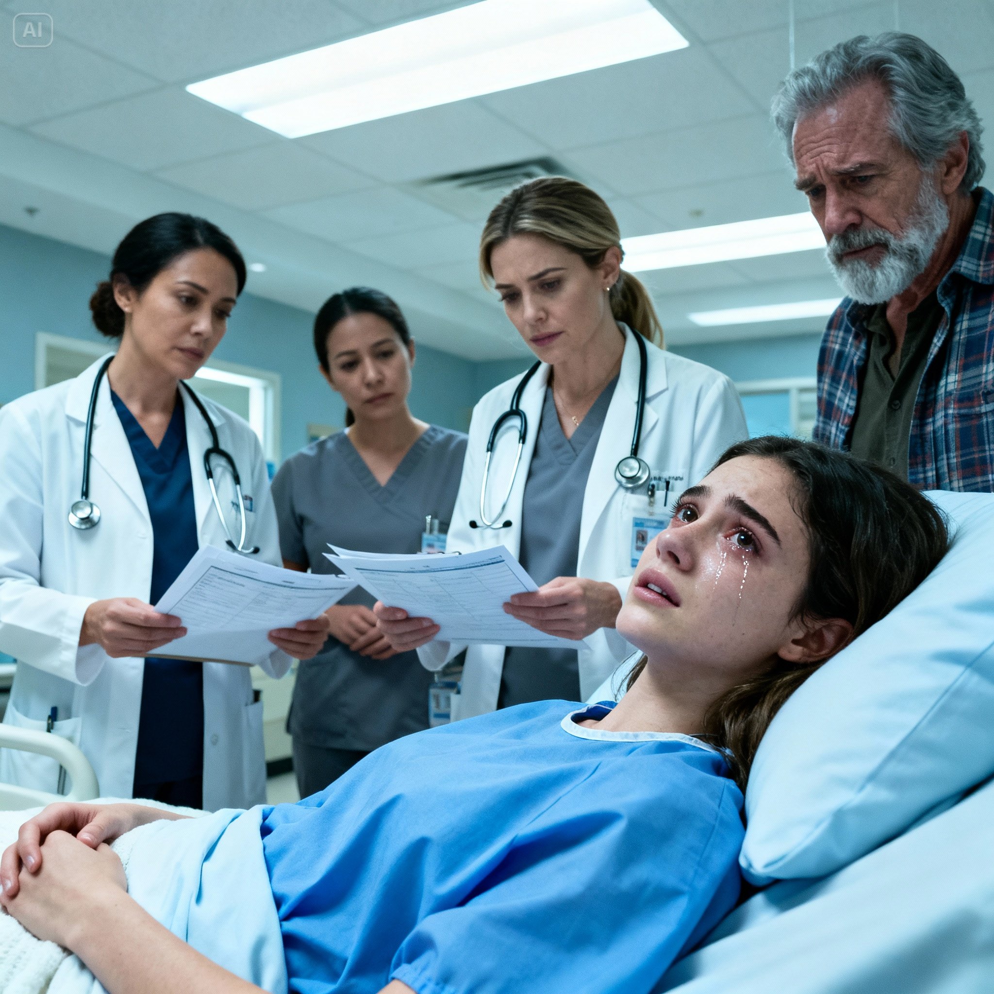 A stepfather took his 10-year-0ld stepdaughter to the clinic; what the doctors found left them stunned.