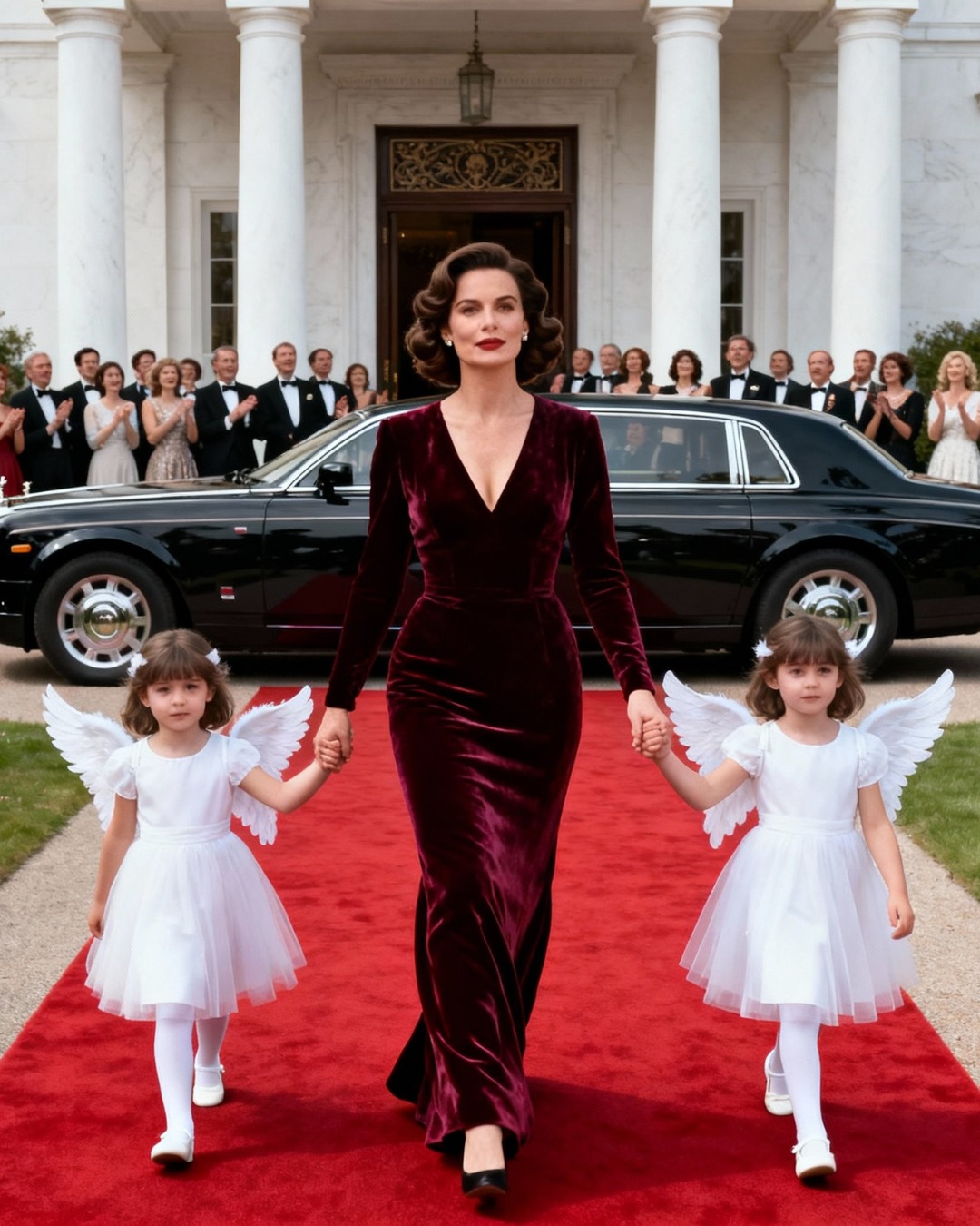 “A wealthy man invited his ‘poor’ ex-wife to his lavish wedding to humiliate her, but the ceremony ground to a halt when she arrived in a luxury car with her twin sons and spoke words that no one expected.”