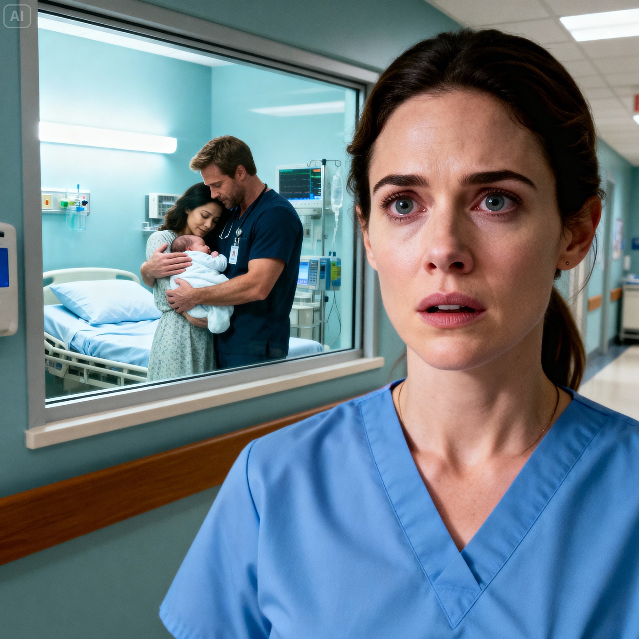 MY HUSBAND KISSED MY FOREHEAD AND SAID: “FRANCE. JUST A SHORT BUSINESS TRIP.” HOURS LATER, LEAVING THE OPERATING ROOM, MY HEART STOPPED. THERE HE WAS, HOLDING A NEWBORN, WHISPERING SOFT WORDS TO A WOMAN I HAD NEVER SEEN BEFORE. HIS MISTRESS. I DIDN’T SCREAM. I DIDN’T CRY. IN SILENCE, I TOOK OUT MY PHONE AND TRANSFERRED EVERYTHING WE OWNED. HE THOUGHT HE HAD TWO LIVES… UNTIL I ERASED ONE OF THEM.