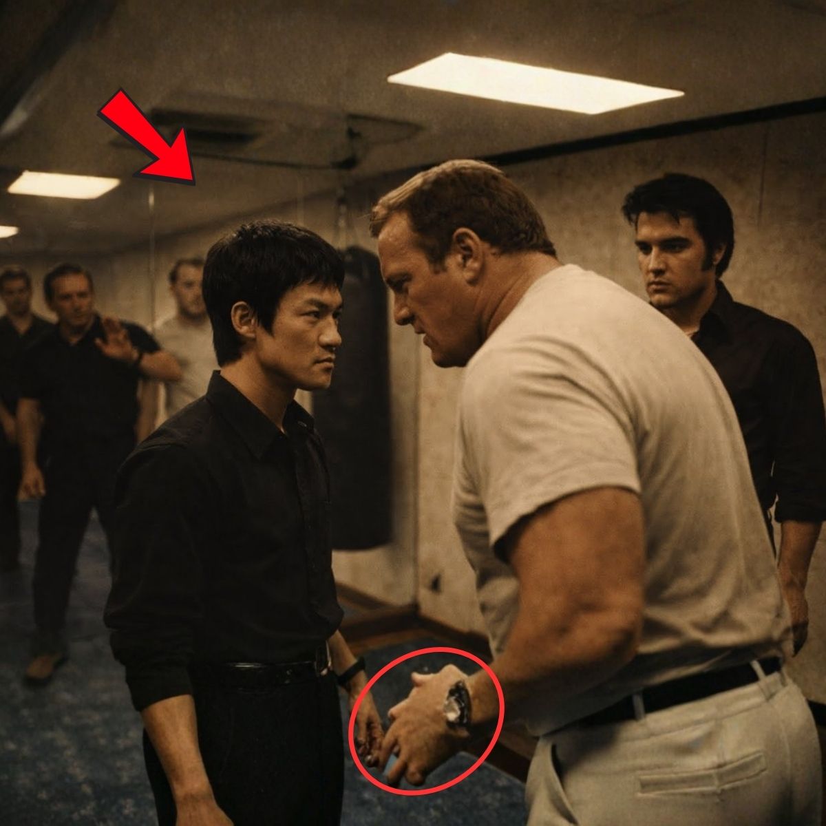 Elvis Presley’s bodyguard told Bruce Lee: “Movie Kung Fu doesn’t work” — Only 6 people witnessed it… Memphis, Tennessee. March 1970.