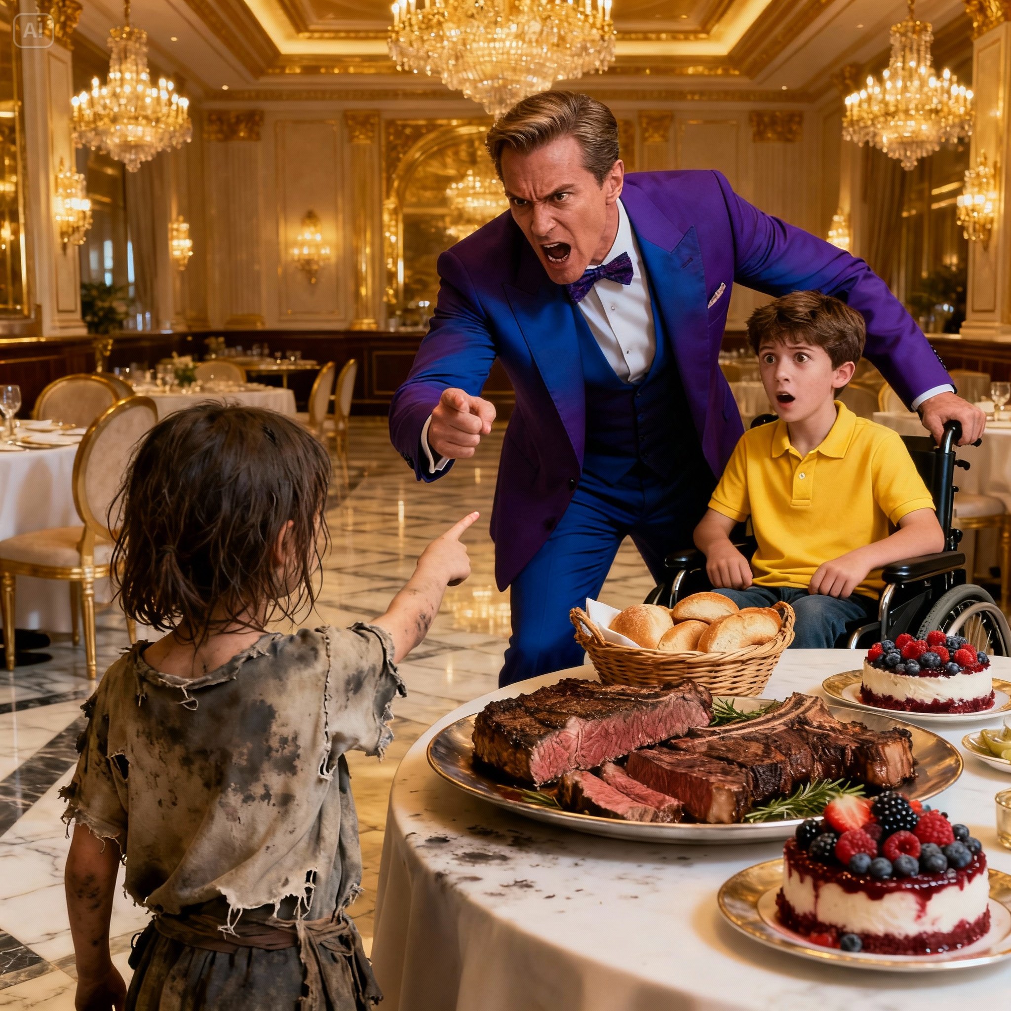 ““Feed me and I will heal your son!”, the Black girl told the billionaire. He laughed… Then the impossible happened.