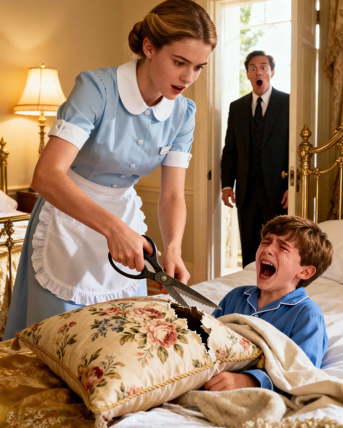 The Millionaire’s Son Screamed Every Night… Until the Nanny Opened His Pillow and Discovered the Shocking Truth