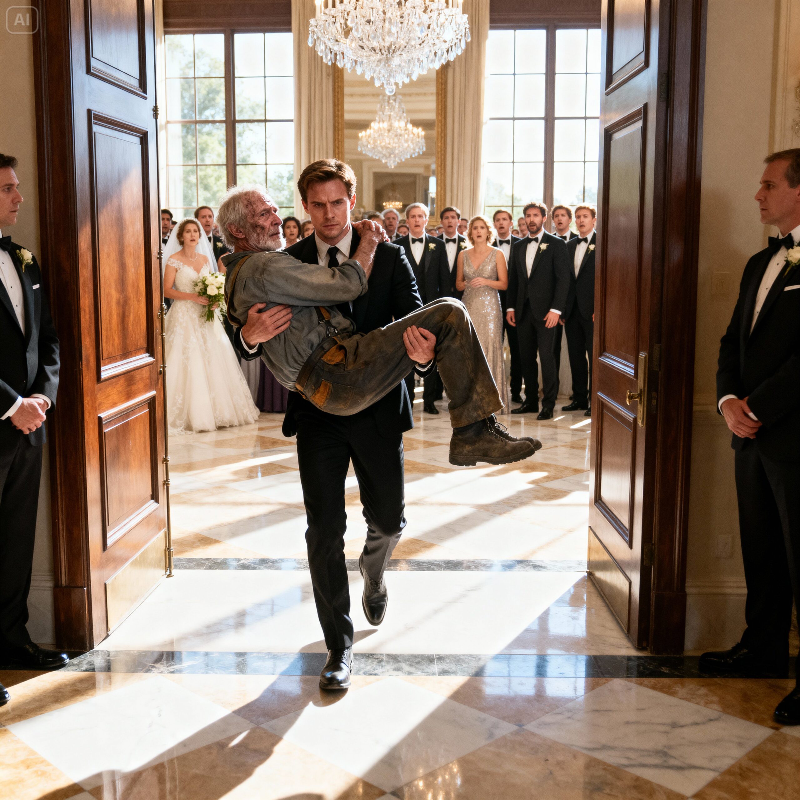 They humiliated my father at my wedding in front of 500 people… and that same day, I discovered who he really was…