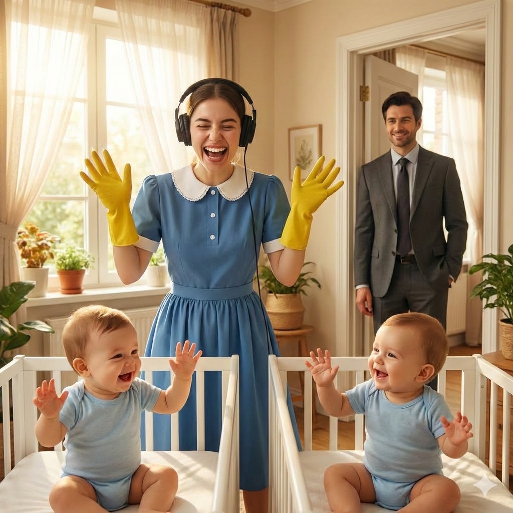 His children were screaming at 3 AM — The Millionaire walked in and saw the Nanny doing THIS…