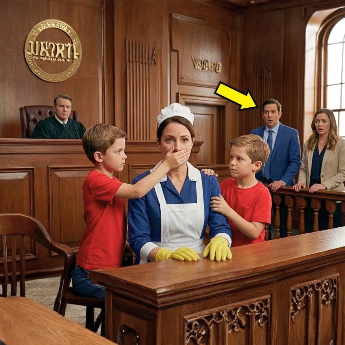 THE NANNY ACCUSED BY THE BILLIONAIRE WENT TO TRIAL WITHOUT A LAWYER — UNTIL HIS OWN CHILDREN EXPOSED THE TRUTH