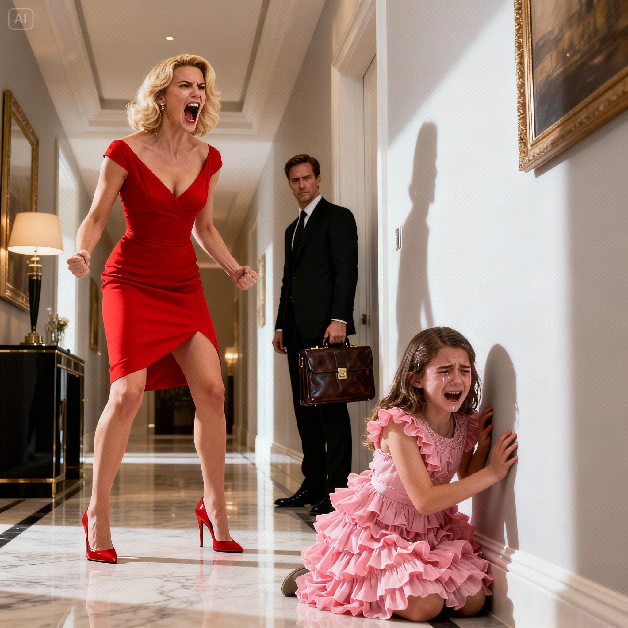 A girl begs from the closet: “Let me out, I’m scared” — A businessman arrives and destroys his cruel wife.