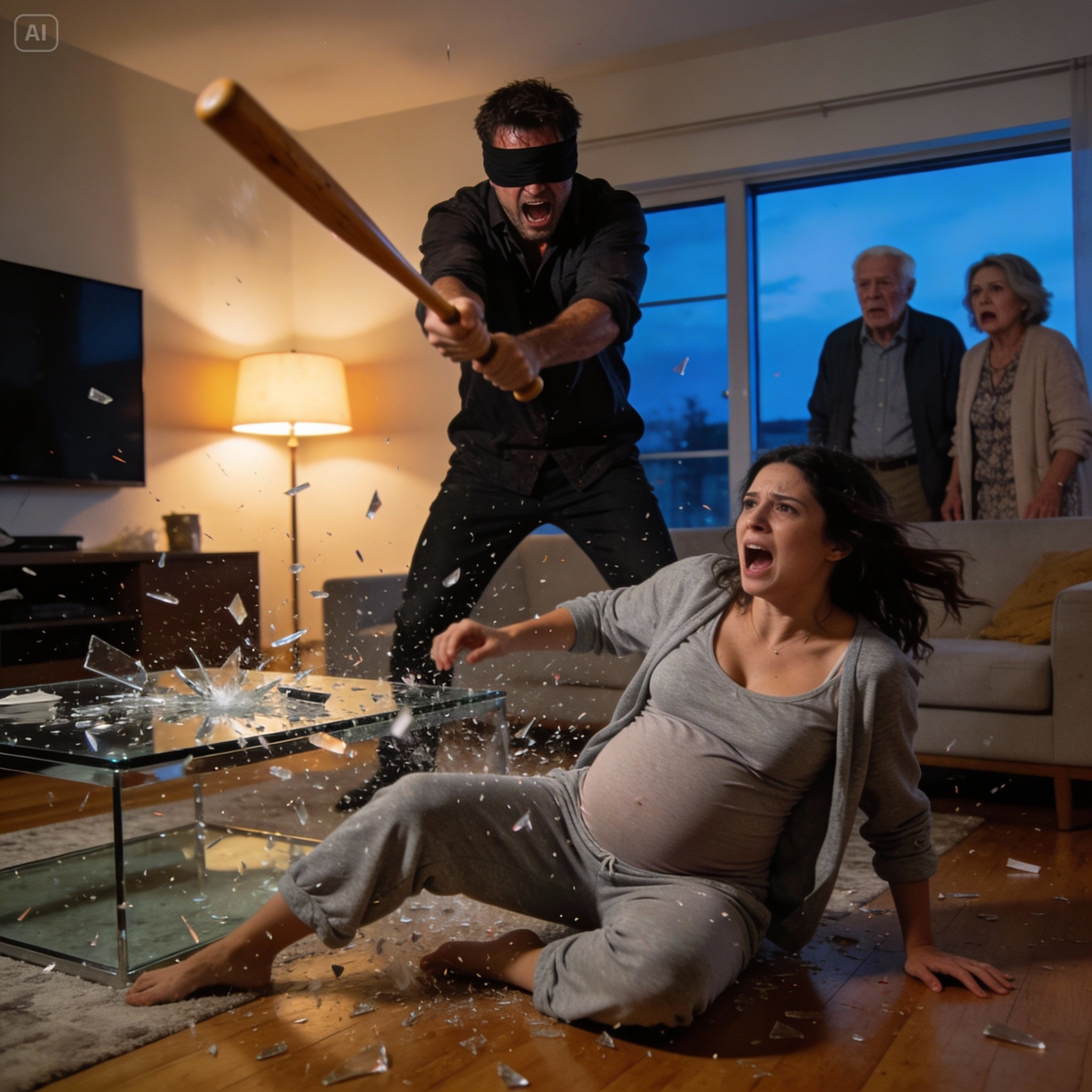 “My husband h!t me while I was pregnant as his parents laughed… but they didn’t know one message would destr0y everything.”