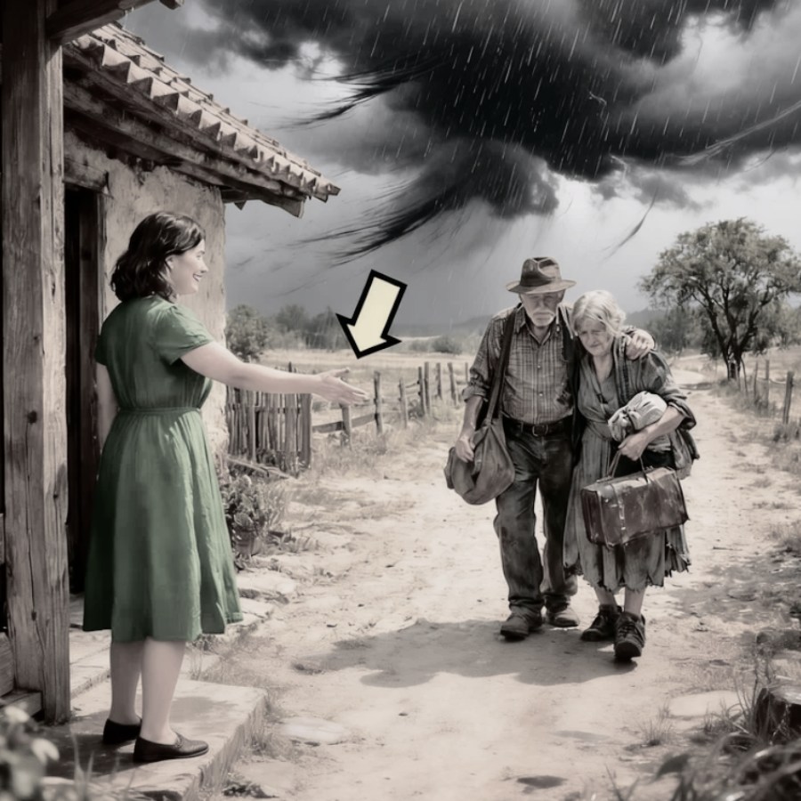 “You need a home and I need grandparents for my son…” she told the strangers.