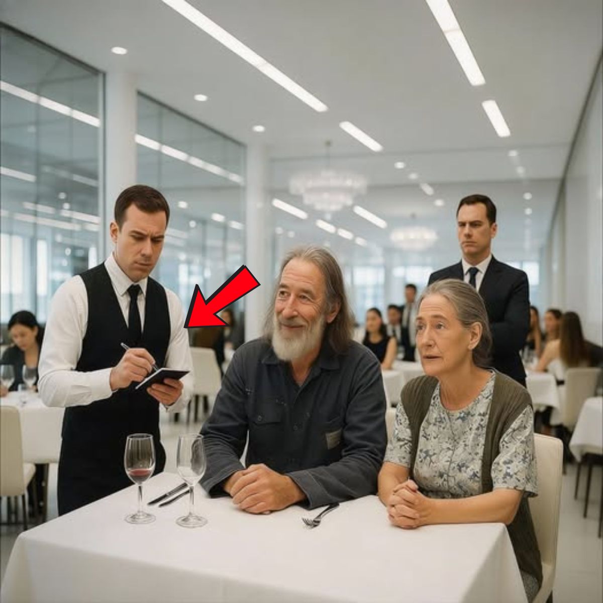 “Bring the most expensive wine,” said the poorly dressed old man. They threw them out in front of everyone. Terrible decision…