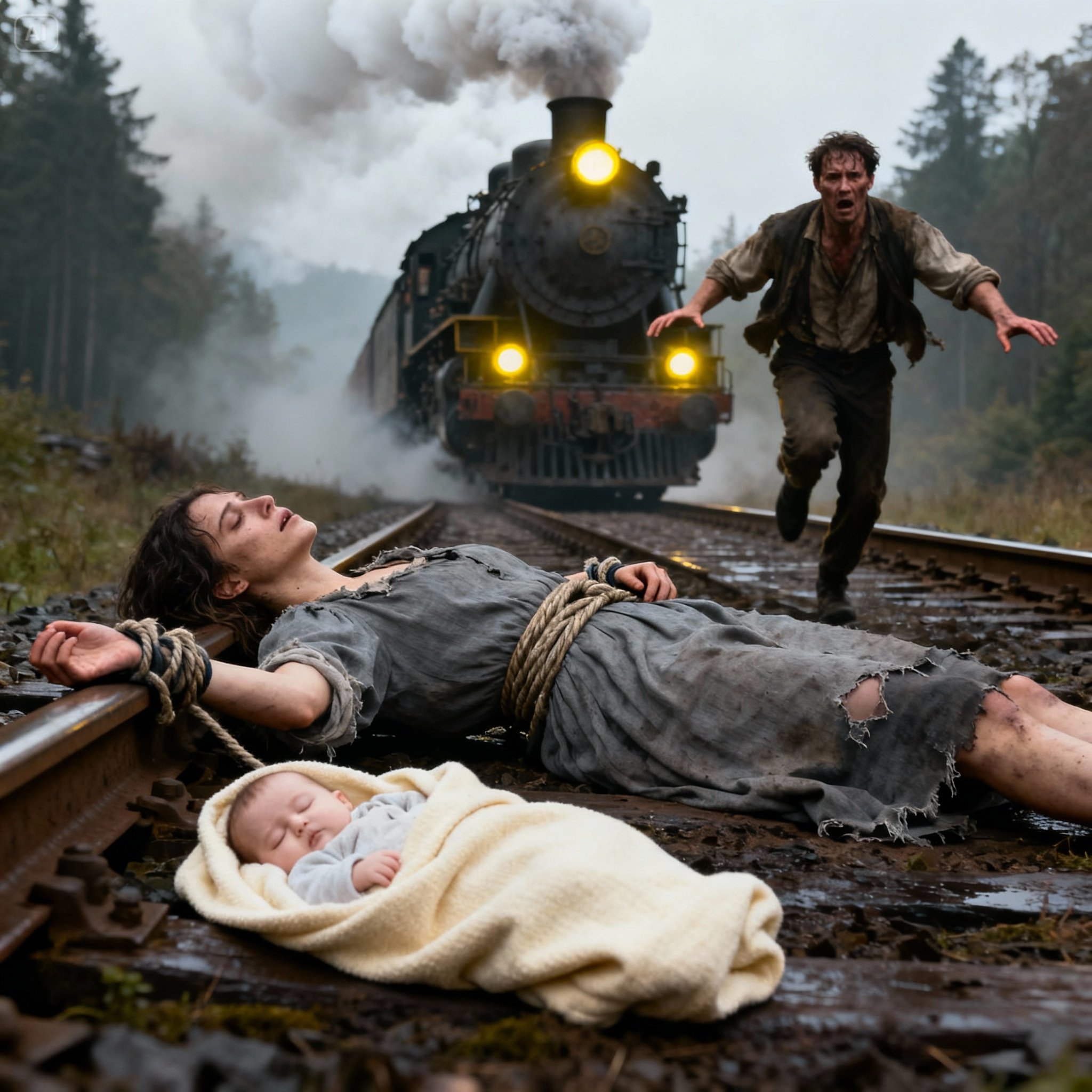 The shrill cry of a train cut through the evening sky—and when Noah ran toward it, what he saw would haunt him for the rest of his life….