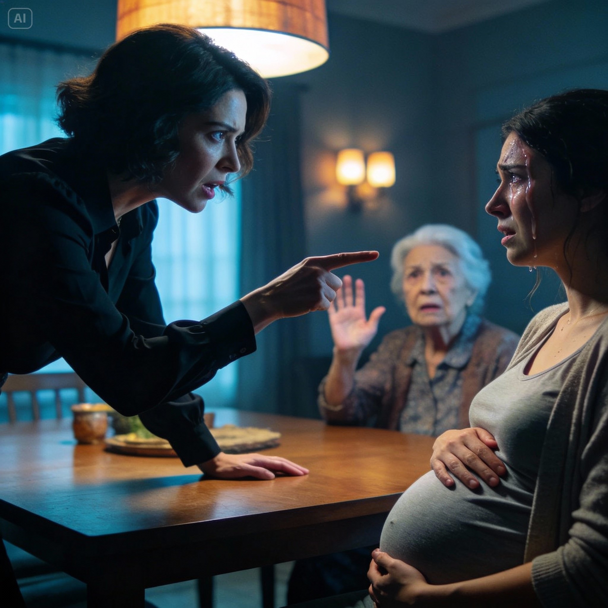 “Oops! Look at the mess you’ve made for being so clumsy and fat”: The mistress threw water on me at dinner to humiliate me, but the slap she received from my mother-in-law resonated throughout the city.