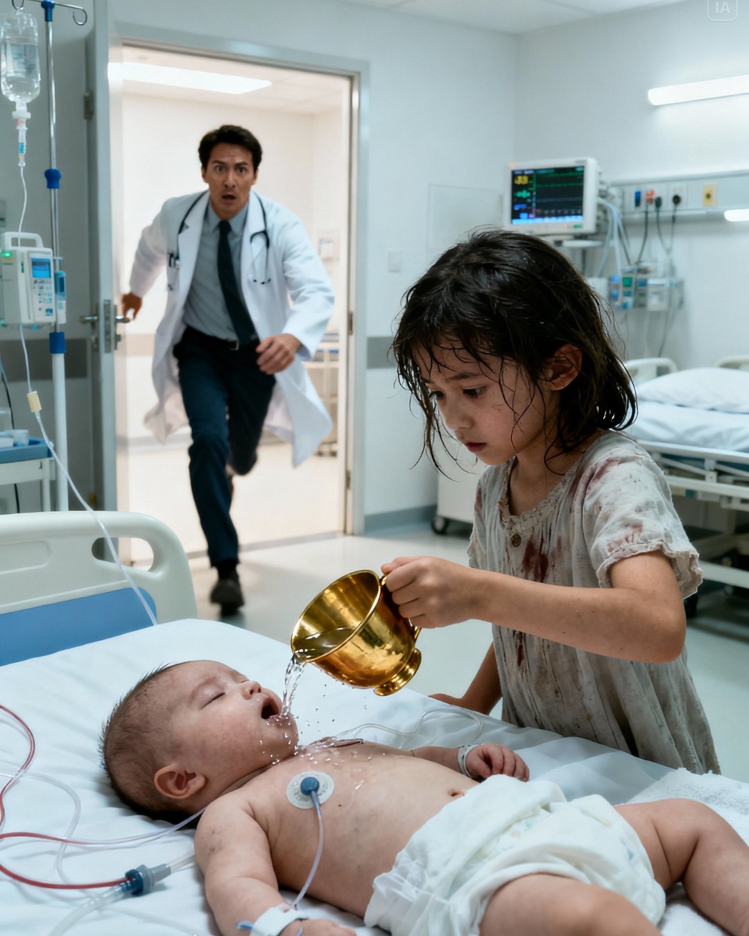 The billionaire’s son was given five days to live… but a poor girl sprinkled holy water on him and…