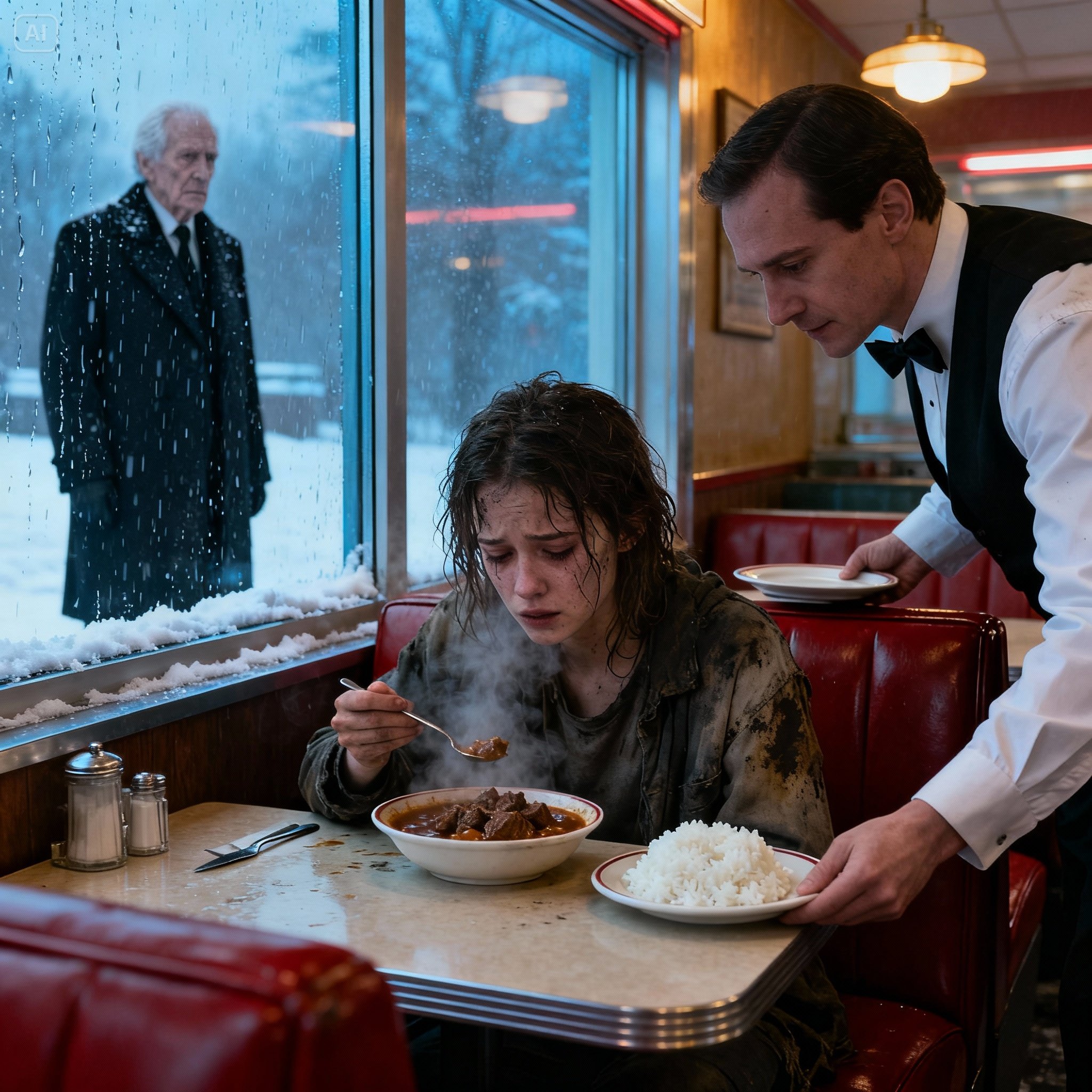 She entered a restaurant to eat leftovers because she was starving… unaware that the owner would change her destiny forever.