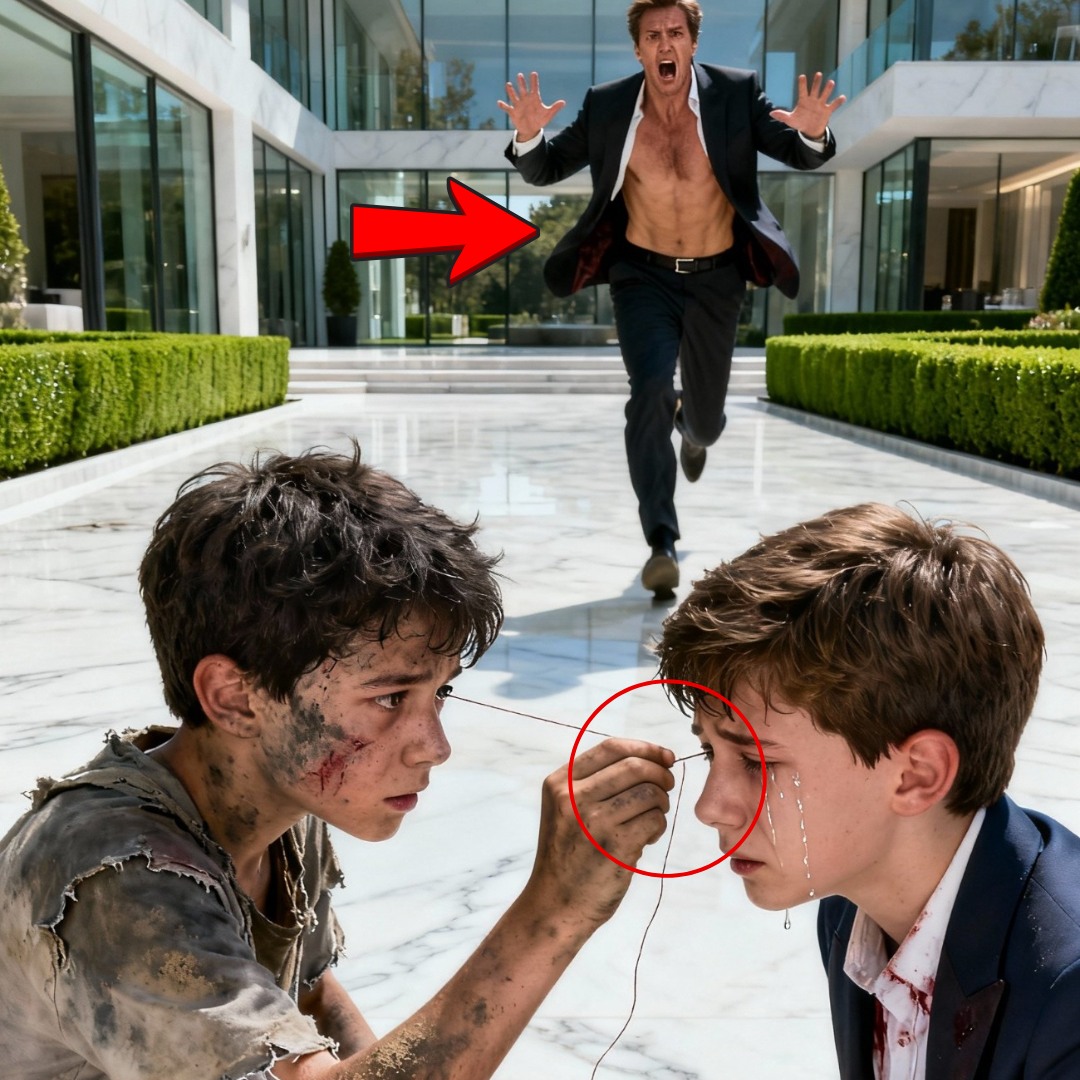 The MILLIONAIRE’S son was BLIND… until a GIRL pulled something from his eyes that no one could have ever imagined.