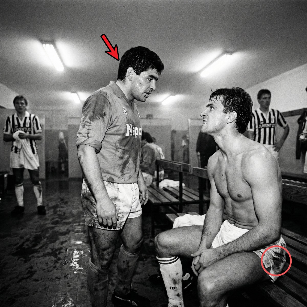 20 RIVAL PLAYERS WANTED TO DESTROY HIM, BUT DIEGO MARADONA WALKED INTO THEIR LOCKER ROOM ALONE AND DID SOMETHING NO ONE WOULD EVER FORGET…