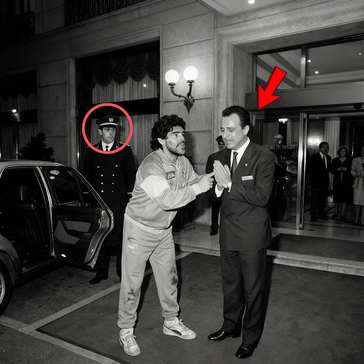 Maradona was banned from entering because of his clothes… 20 minutes later, THIS happened.