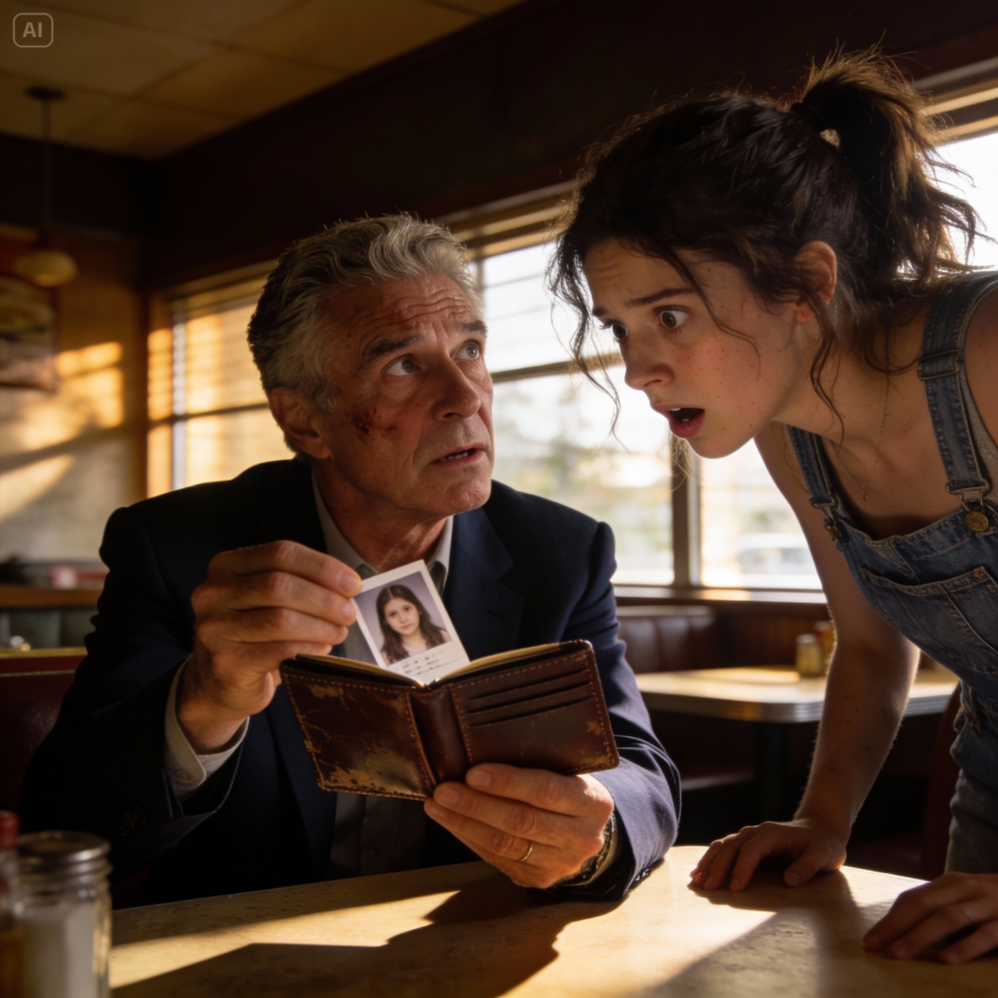 A Waitress Saw Her Late Mother’s Photo in a Customer’s Wallet — What He Revealed Stunned Everyone