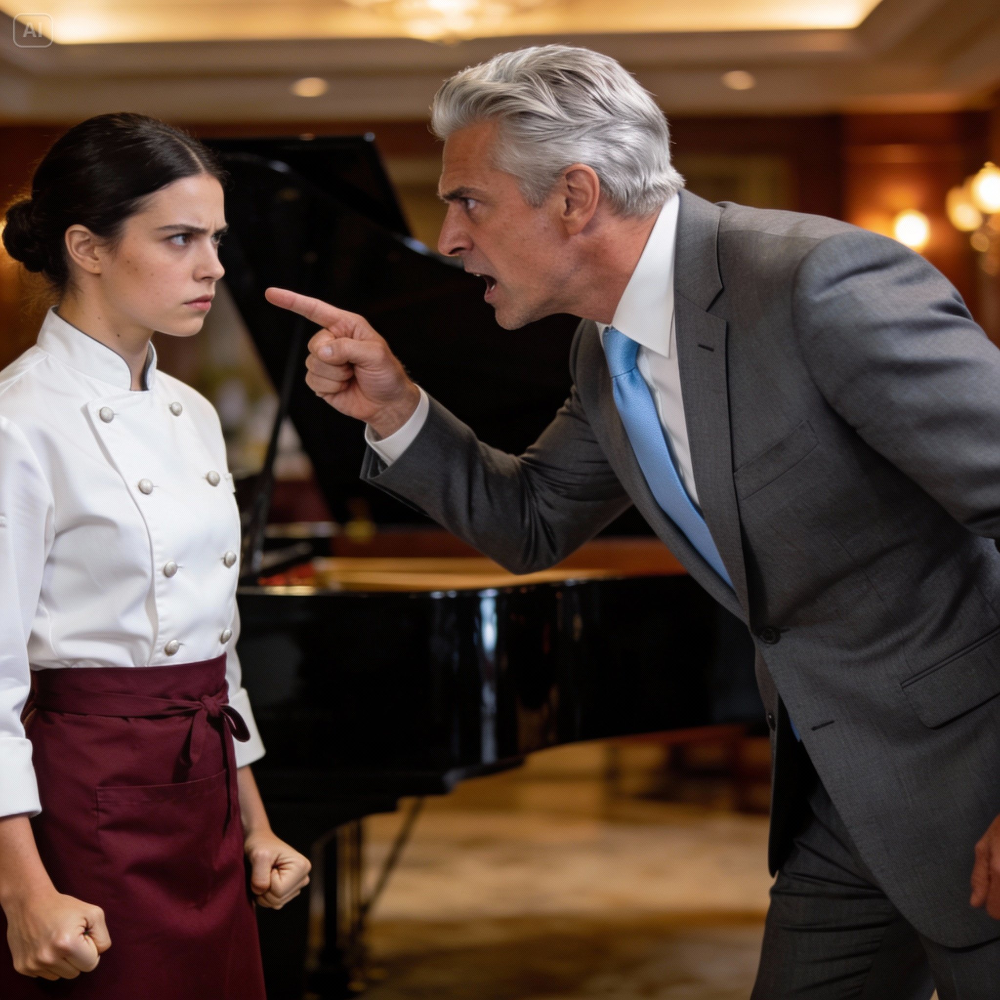 “If you play the piano, I’ll give you this restaurant, and if not, I’ll throw you out without a penny,” the owner said, trying to humiliate the chef. But as soon as the woman approached the piano, something unexpected happened…