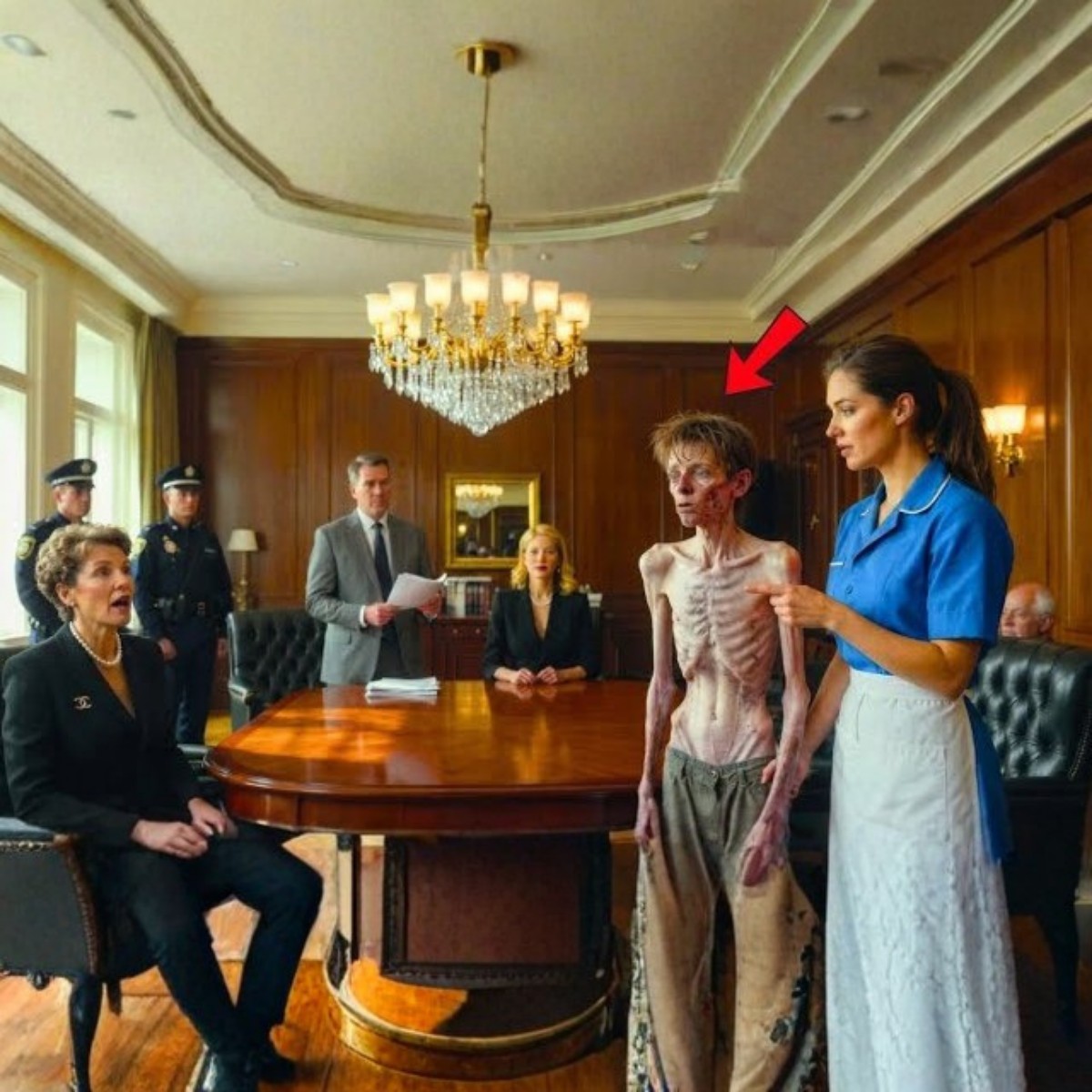 The maid discovered the widow’s secret: her son was in the basement. The truth was revealed on the day of the reading of the will.