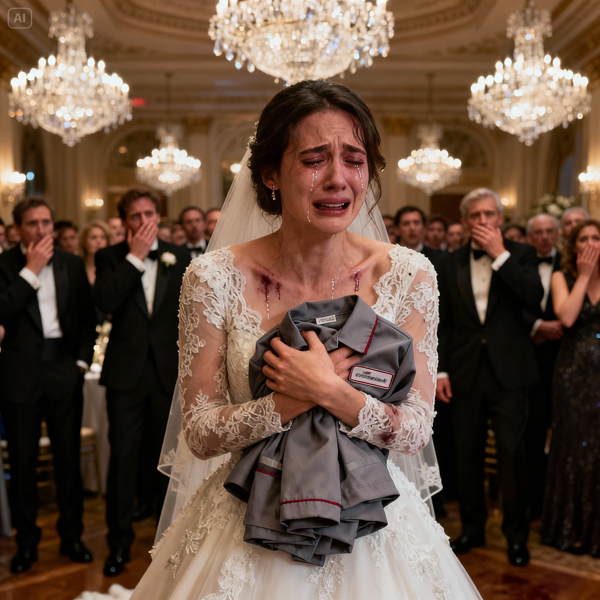 At my daughter’s wedding, her mother-in-law handed her a gift box. When my daughter opened it, she found a maid’s uniform inside. My son-in-law smiled and commented: “Exactly what you’ll be needing at home.” My daughter’s eyes filled with tears and she began to tremble. I silently rose from my seat and said: “Fine, let’s look at the gift I have for you now.” When my daughter opened my box, the expressions on their faces transformed into absolute shock.