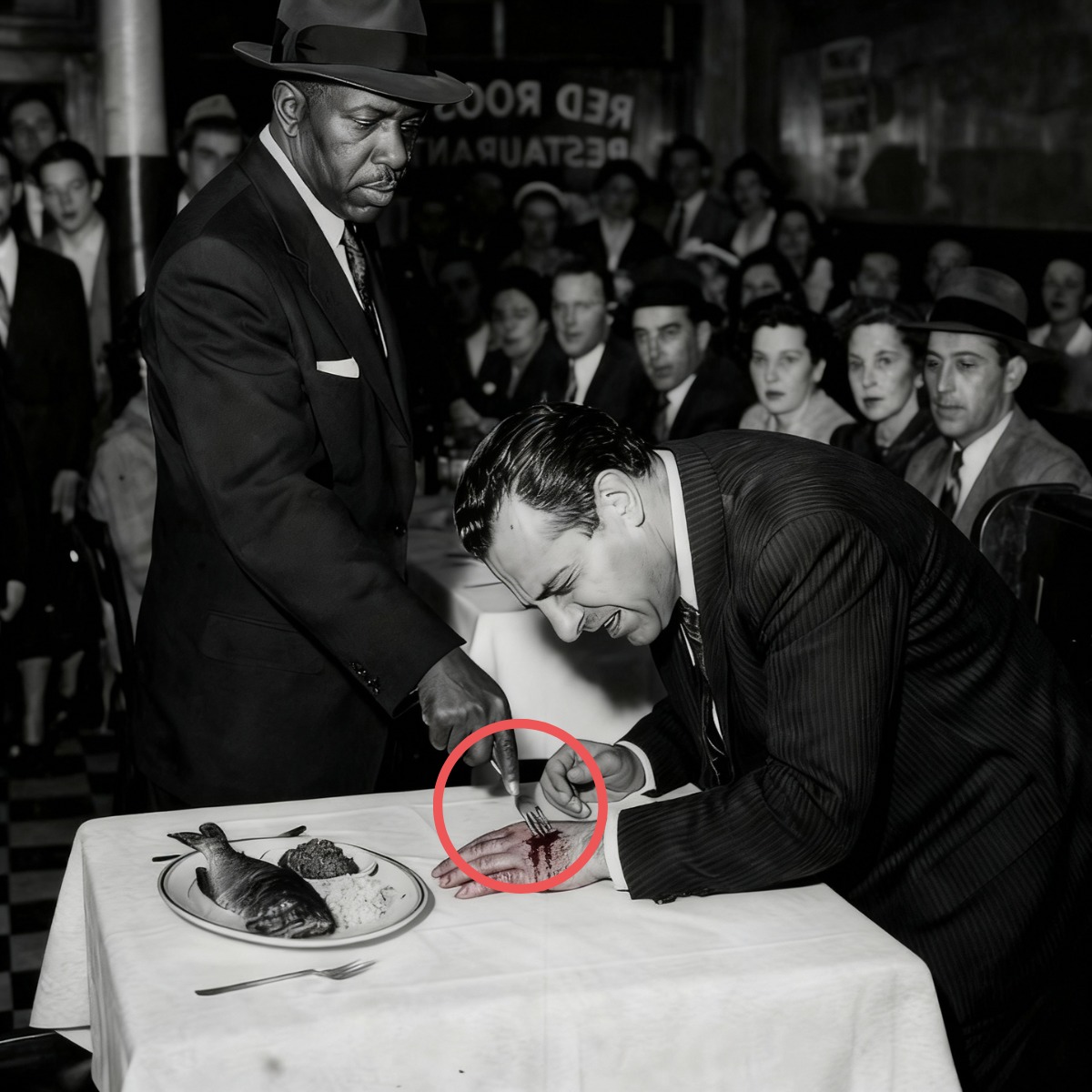 “Sit down and eat”: The mobster who spat in the face of the King of Harlem and ended up pinned to the table