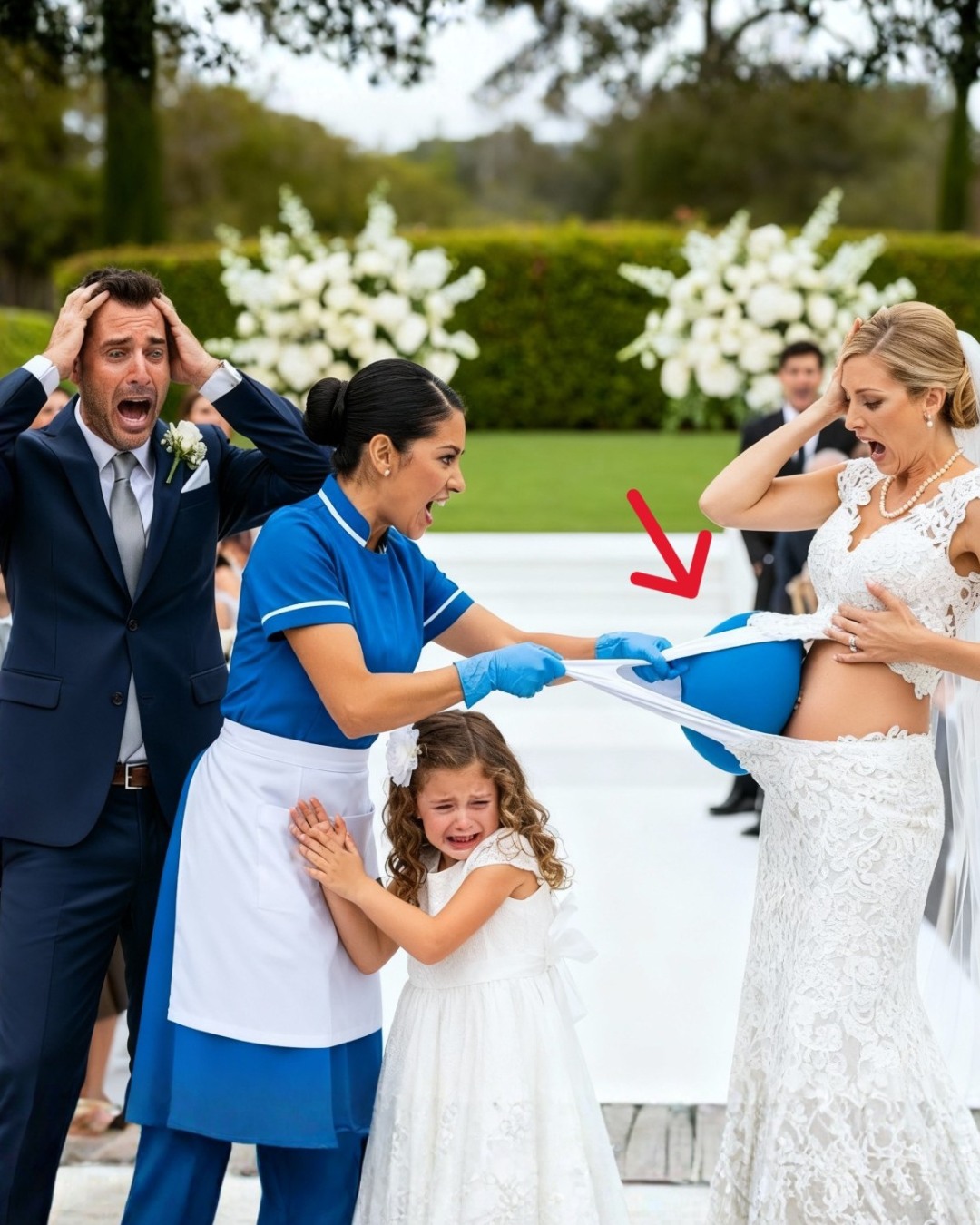 MAID exposes BRIDE’S FAKE PREGNANCY at the ALTAR — MILLIONAIRE in SHOCK does the UNTHINKABLE