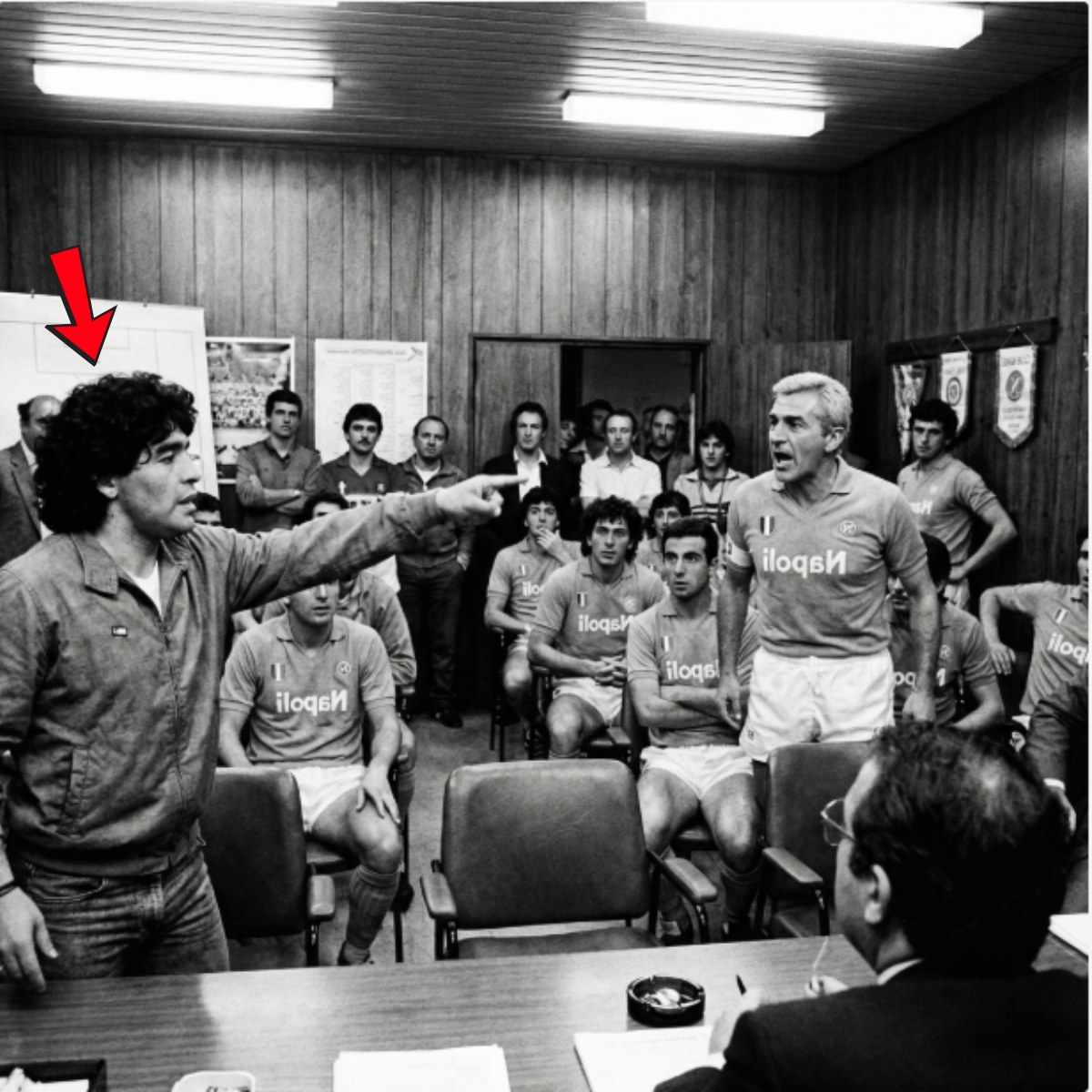 Maradona walked into the locker room on his first day and told them: “You play like cowards.” 23 players wanted to hit him, but 3 years later, they proved him right.