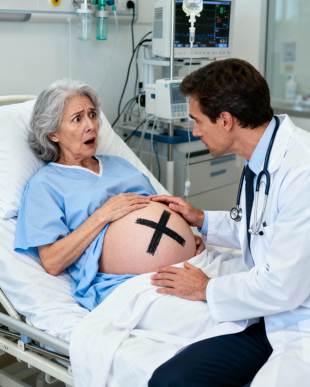 At 65 years old, a woman found out she was pregnant. No one would have ever thought a woman of her age could receive such news. But several consecutive tests showed the same thing: two bright lines. She cried with joy, unable to believe it.