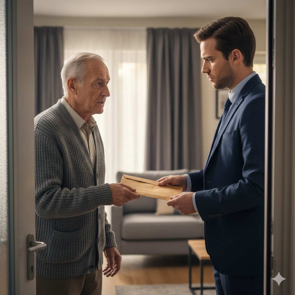 For twenty years, his 89-year-old father-in-law lived under his roof without contributing a single cent toward meals. But after the old man passed away, the son-in-law was stunned when a lawyer arrived with news that would change everything…