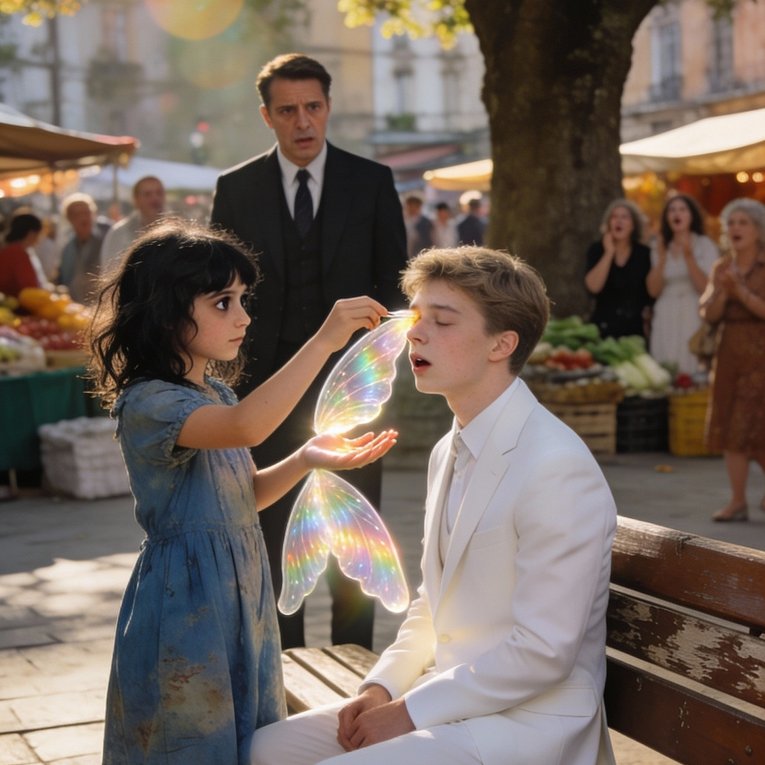 The MILLIONAIRE’S son was blind… until a GIRL pulled from his eyes THAT which no one could have imagined.