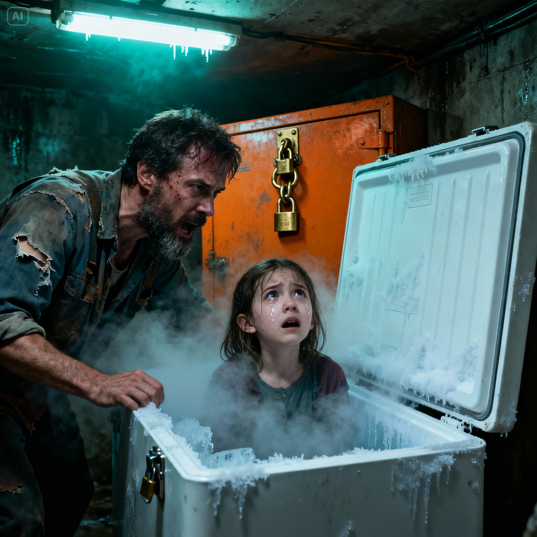 During Divorce, My Wife Kept The House. “Pick Up Your Stuff By Friday.” I Arrived Thursday Night Unannounced. I Heard My Daughter Screaming From Inside The Deep Freezer. I Ripped It Open-she Was Blue, Shaking: “Grandma Puts Me Here When I’m Bad.” I Saw Another Freezer, Unplugged, Locked With A Padlock. My Daughter Whispered: “Don’t Open That One, Daddy…