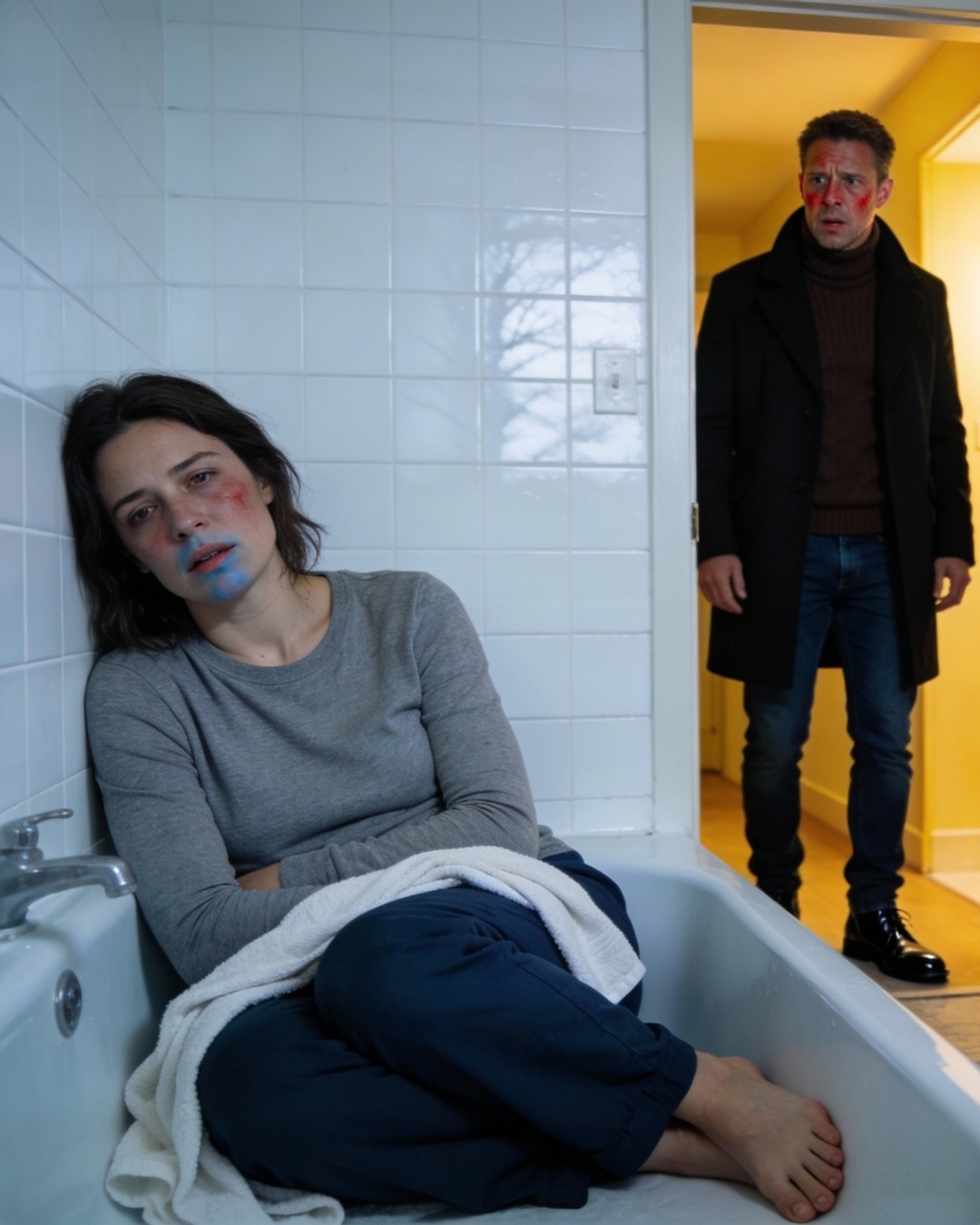 My mother-in-law locked me in the bathroom during winter and left. I screamed for my husband, but he sighed and said, “I’m not dealing with this tonight.” When he finally checked the bathroom the next day, he turned completely pale.