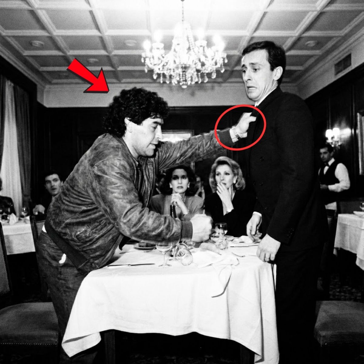 Maradona arrived at a luxury restaurant with two women — The waiter wouldn’t let him in. But what he did next would make the waiter regret it.