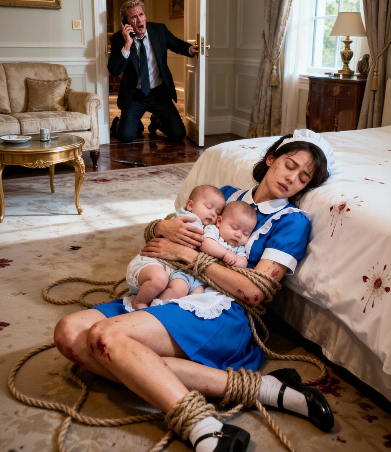 Millionaire Installs Cameras to Check on his kids —Who He Sees at 3AM Makes Him Call cops