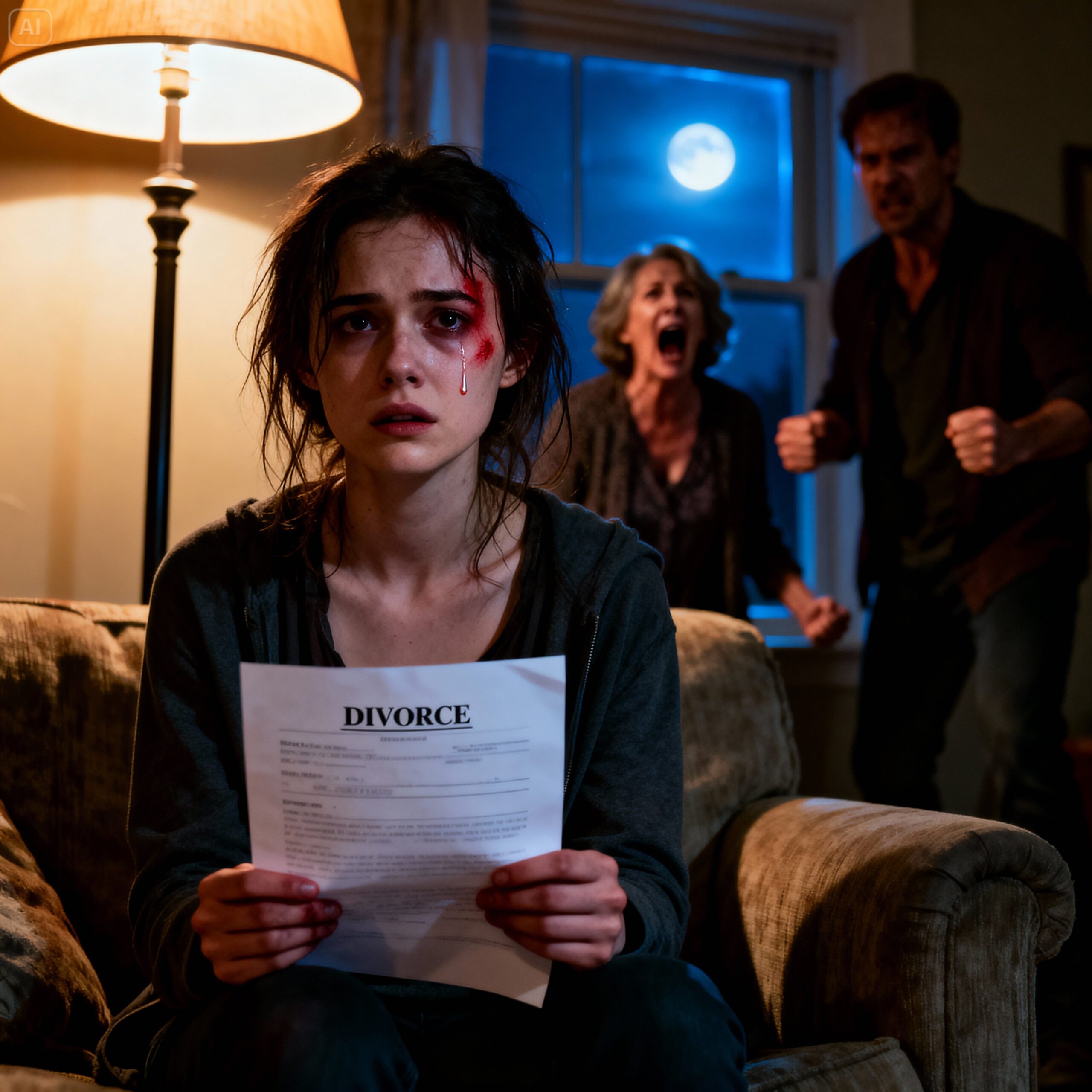 When my husband slapped me for not cooking while I had a 104°F fever, I signed the divorce papers. My mother-in-law screamed at me: