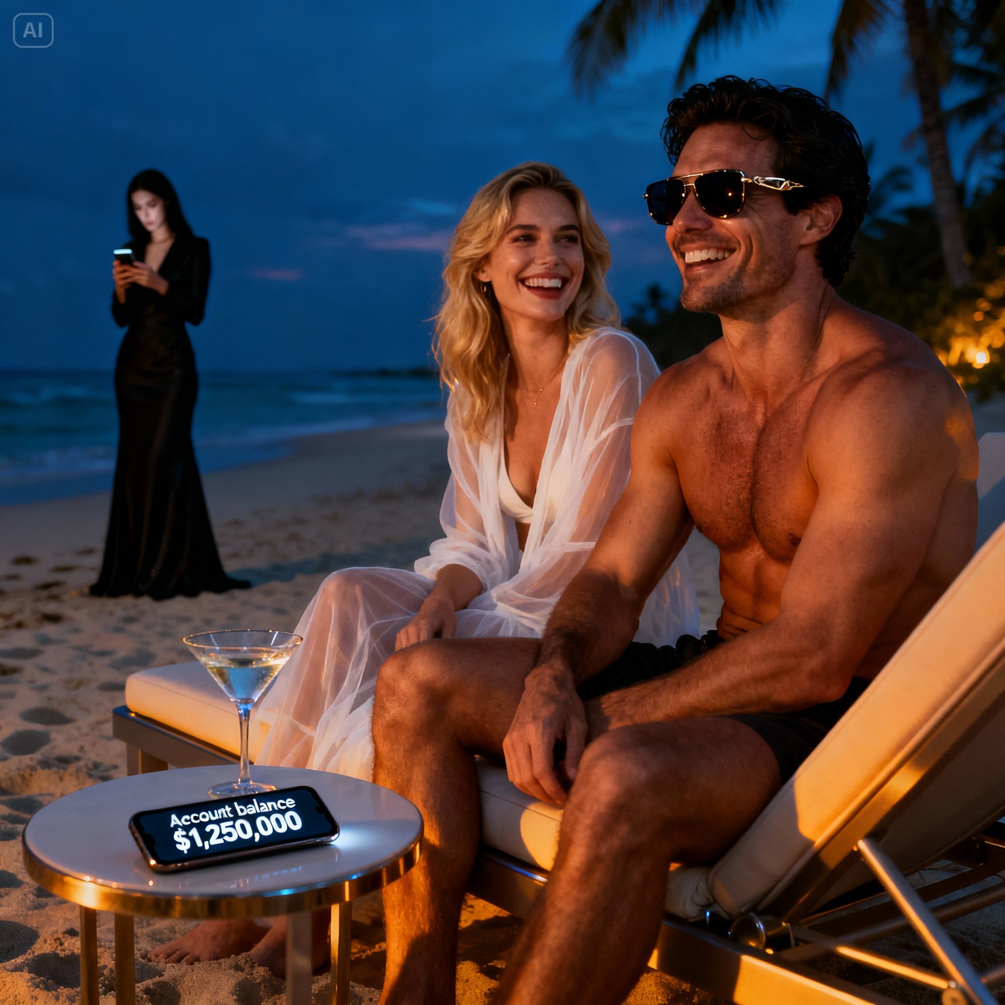 They laughed when I discovered my husband and stepsister spent $750,000 of my money on a beach vacation. I didn’t yell. I didn’t cry. I said nothing. Now they’re begging, shouting, and asking what I did to ruin them.