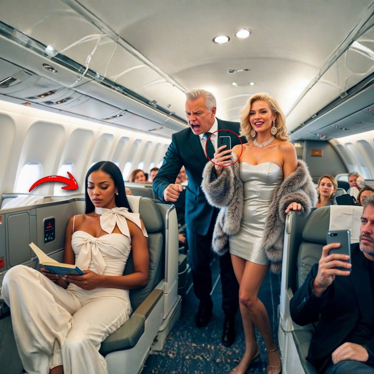 “Excuse me,” he said, without introducing himself. “You are in the wrong place.”