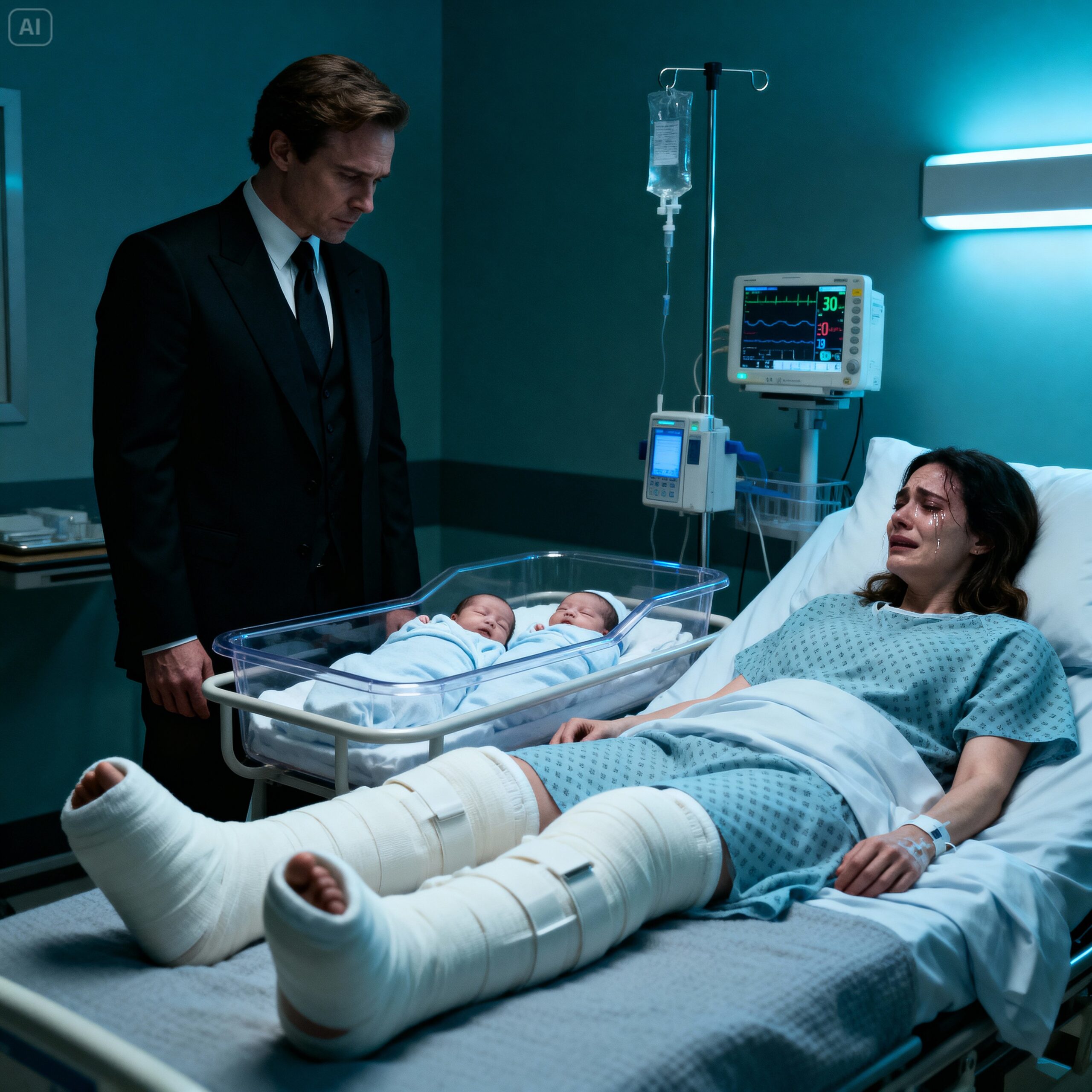 I never told my husband I was the secret owner of his entire empire. Hours after our twins were delivered by C-section, he and his mistress served me divorce papers. “I’m done pretending,” he sneered, thinking I was broken and powerless. The next morning, his key card was declined at the CEO elevator. He was still raging when the doors opened—revealing me inside. That was the moment his anger turned into pure terror.